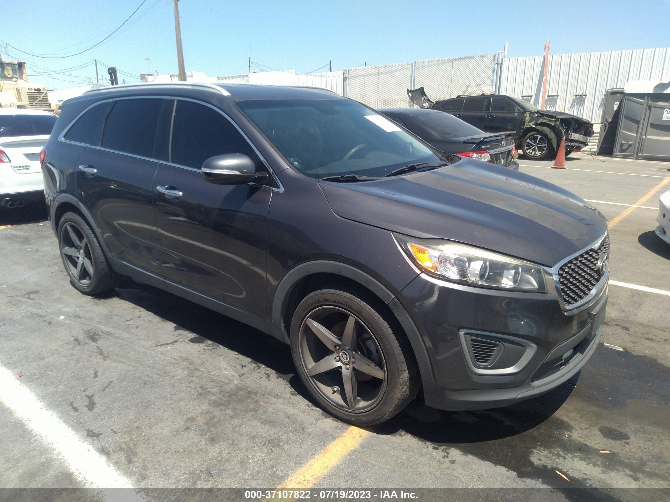 kia sorento 2016 5xypg4a33gg033377