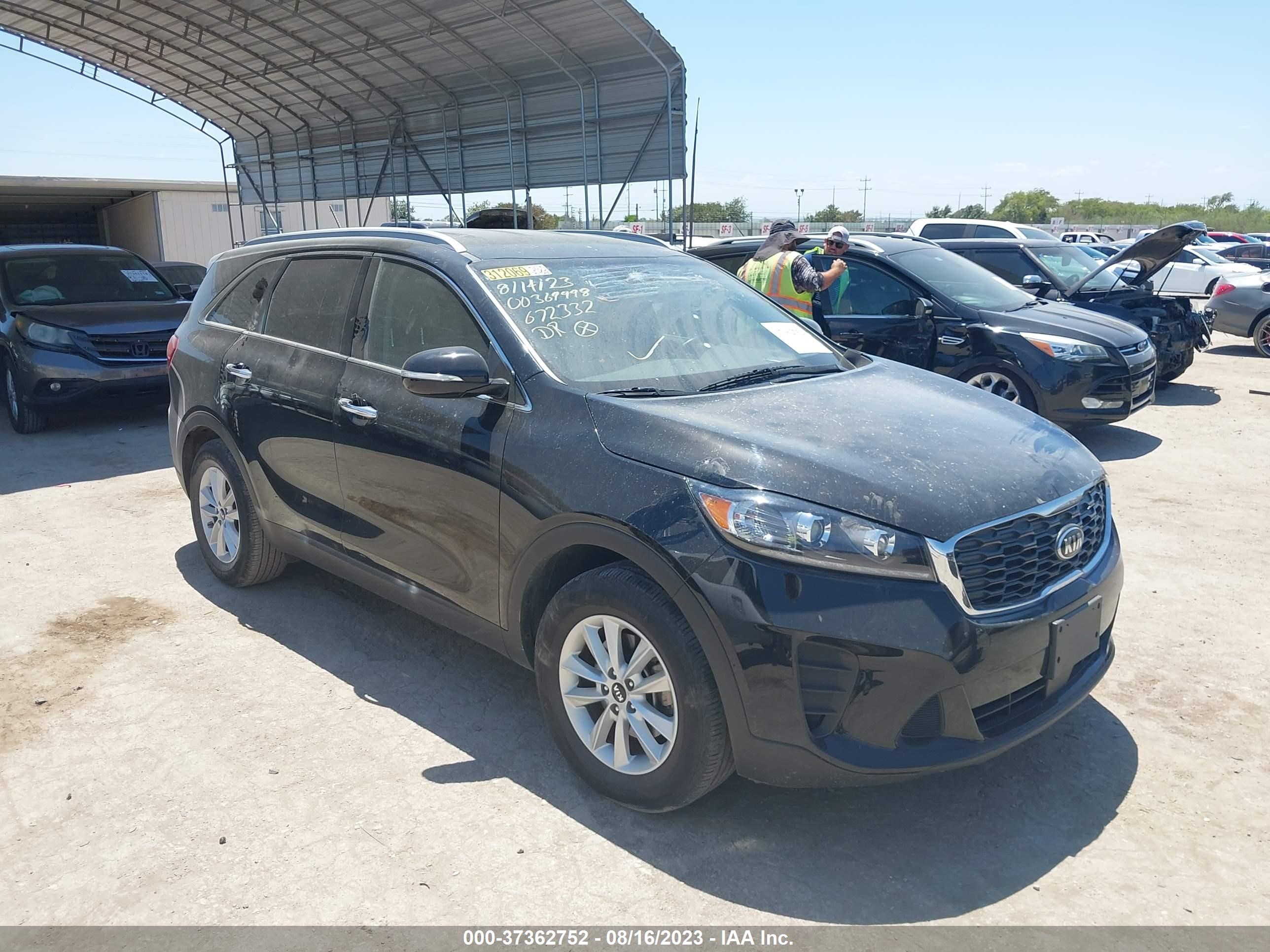 kia sorento 2020 5xypg4a36lg672332