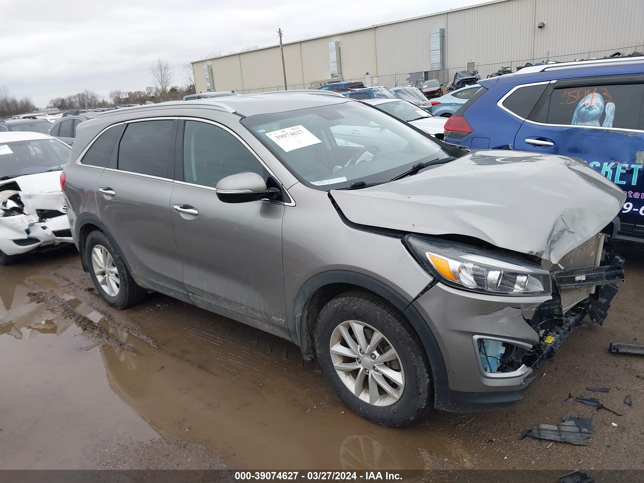 kia sorento 2017 5xypgda35hg266629