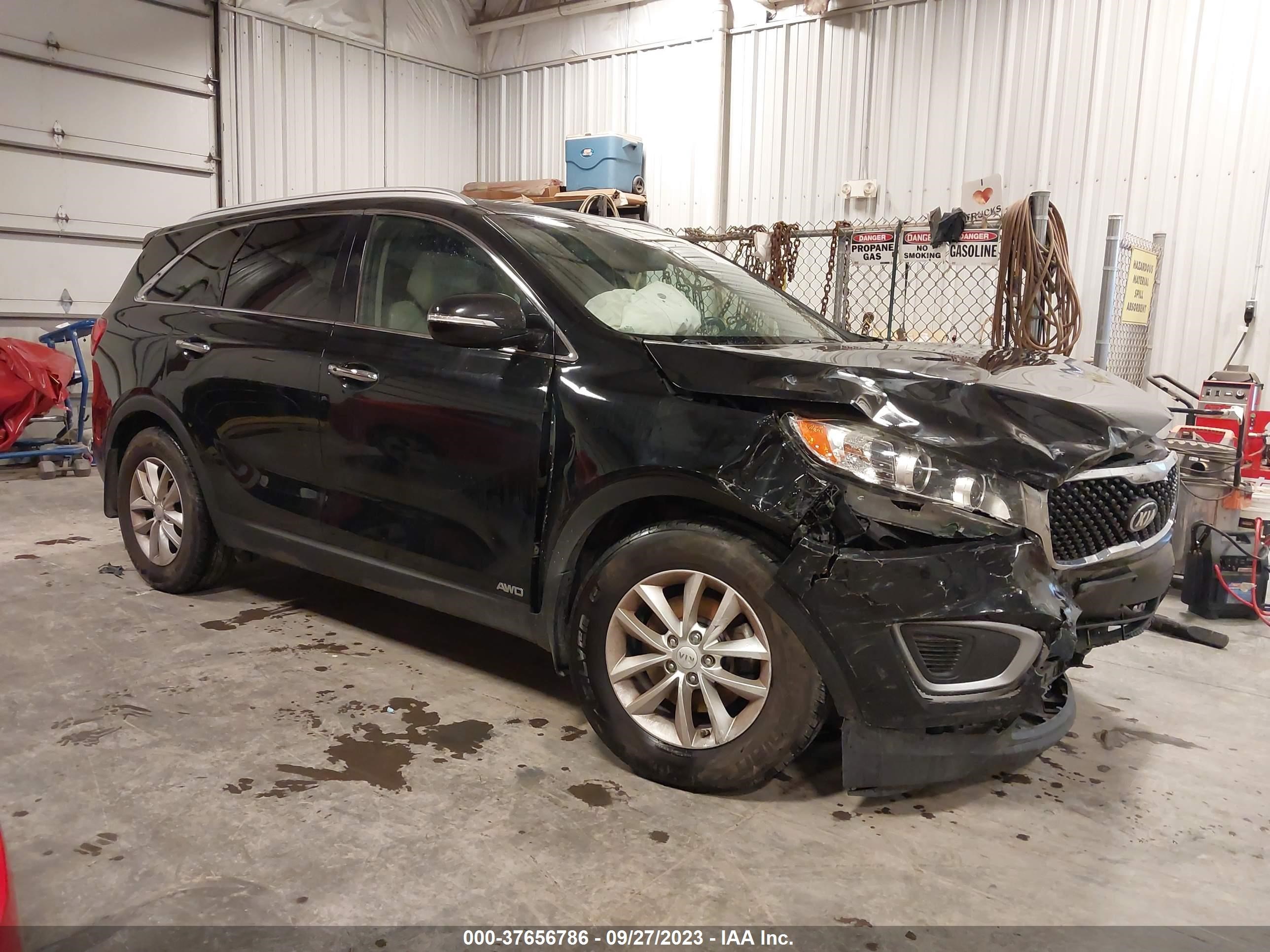 kia sorento 2017 5xypgda35hg271605