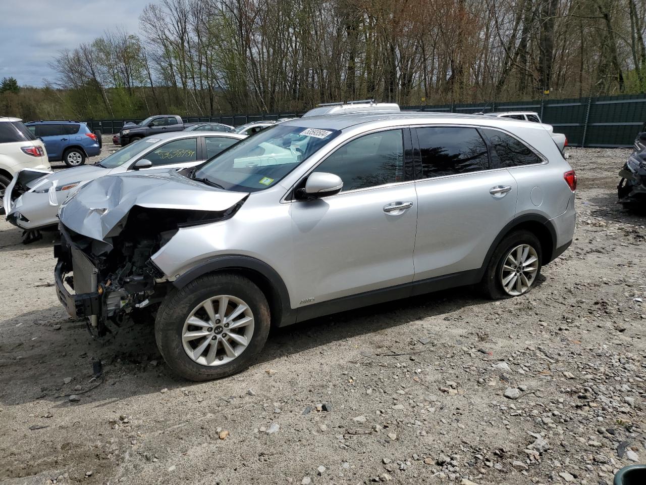 kia sorento 2019 5xypgda36kg570558