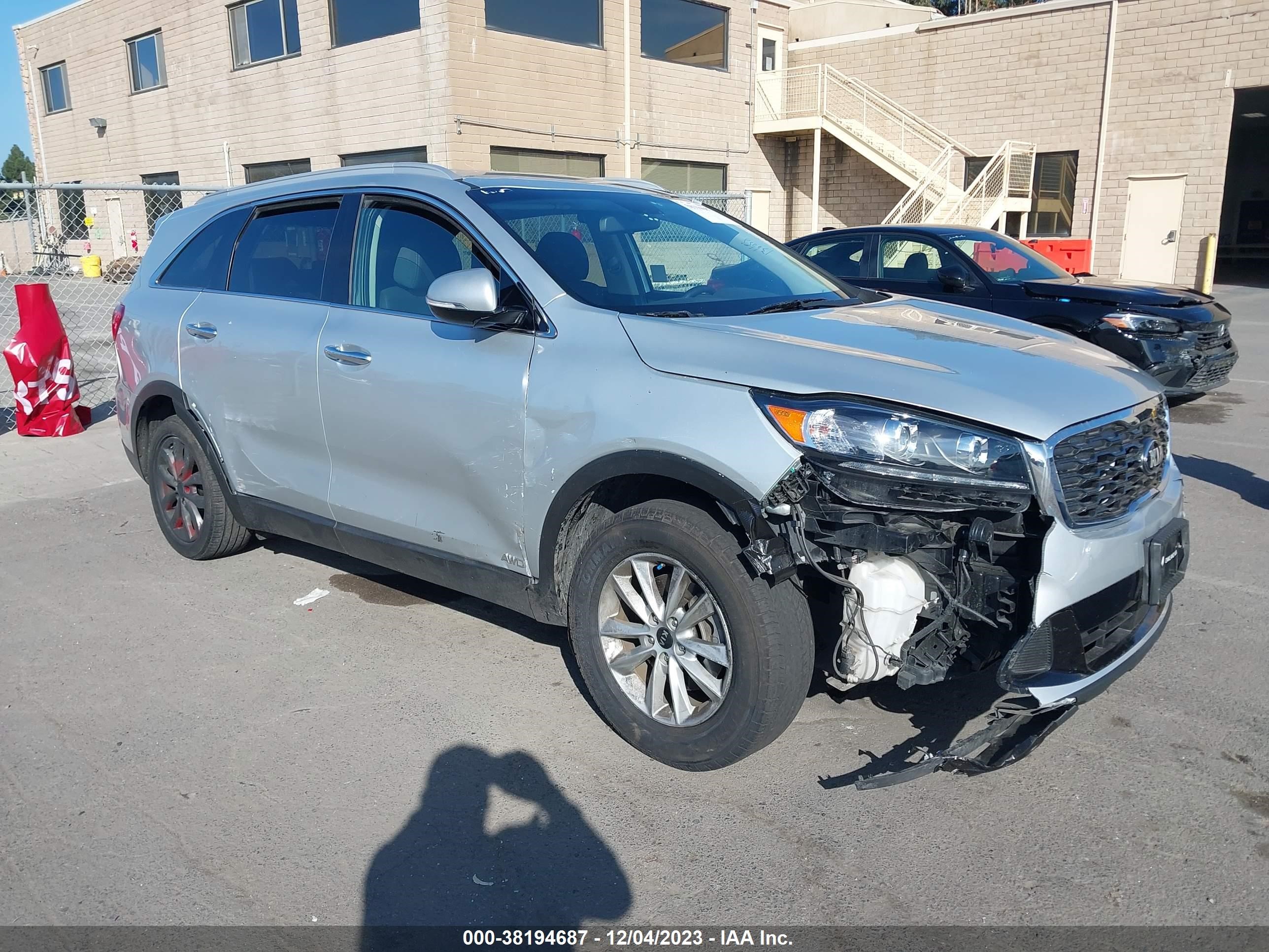 kia sorento 2020 5xypgda37lg704575