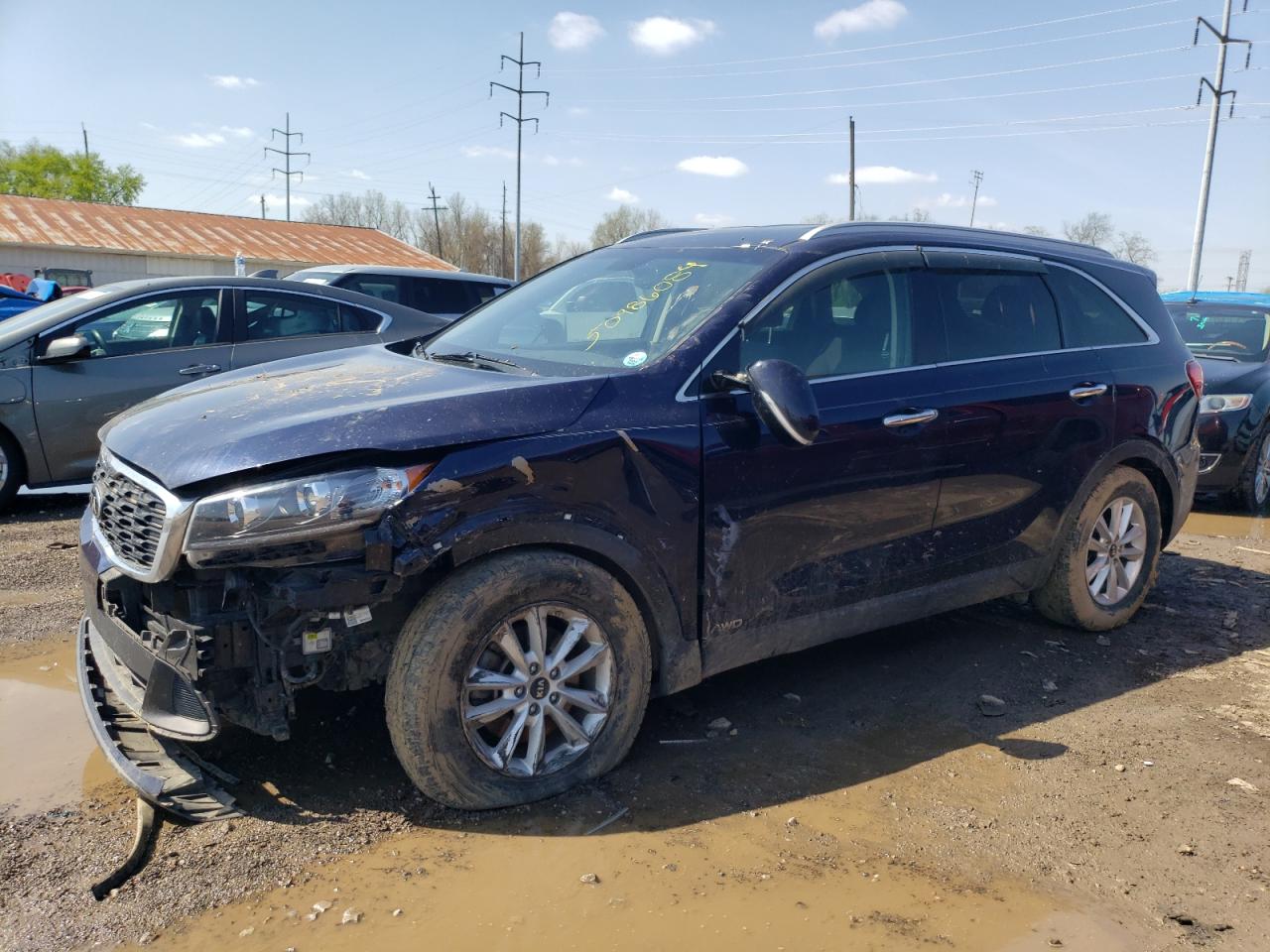 kia sorento 2019 5xypgda38kg604760