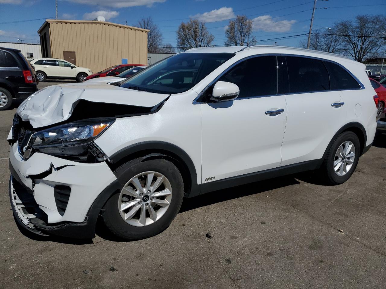 kia sorento 2019 5xypgda39kg440077