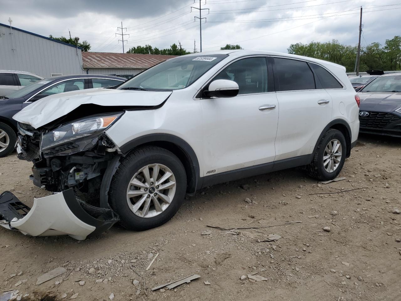 kia sorento 2019 5xypgda39kg470678