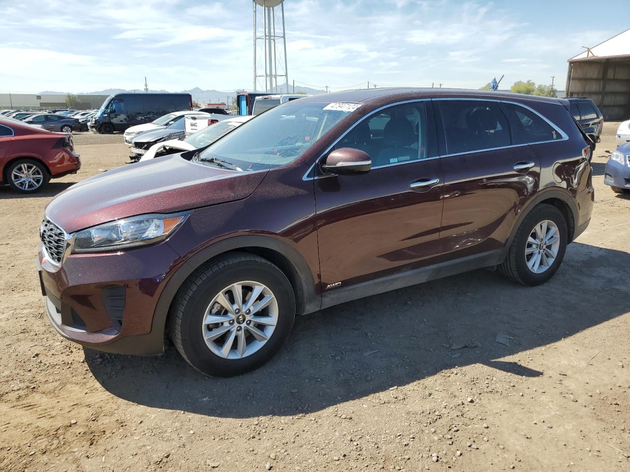 kia sorento 2019 5xypgda39kg541149