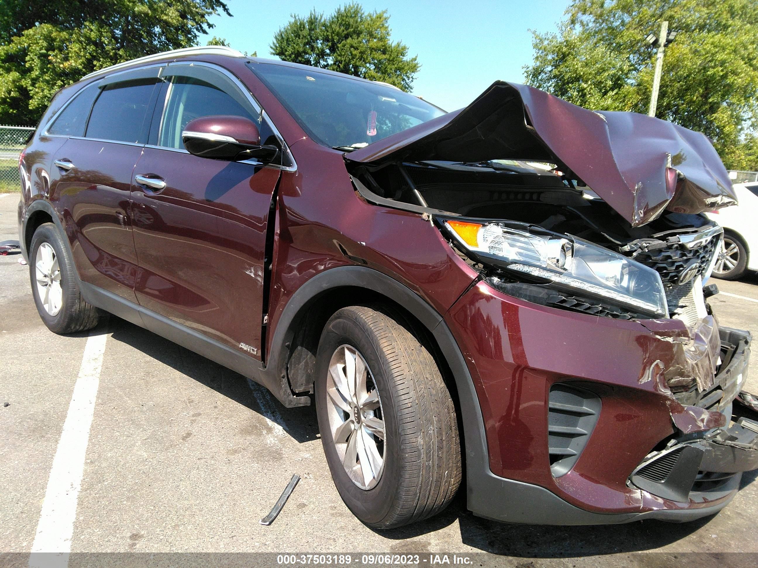 kia sorento 2019 5xypgda3xkg459768