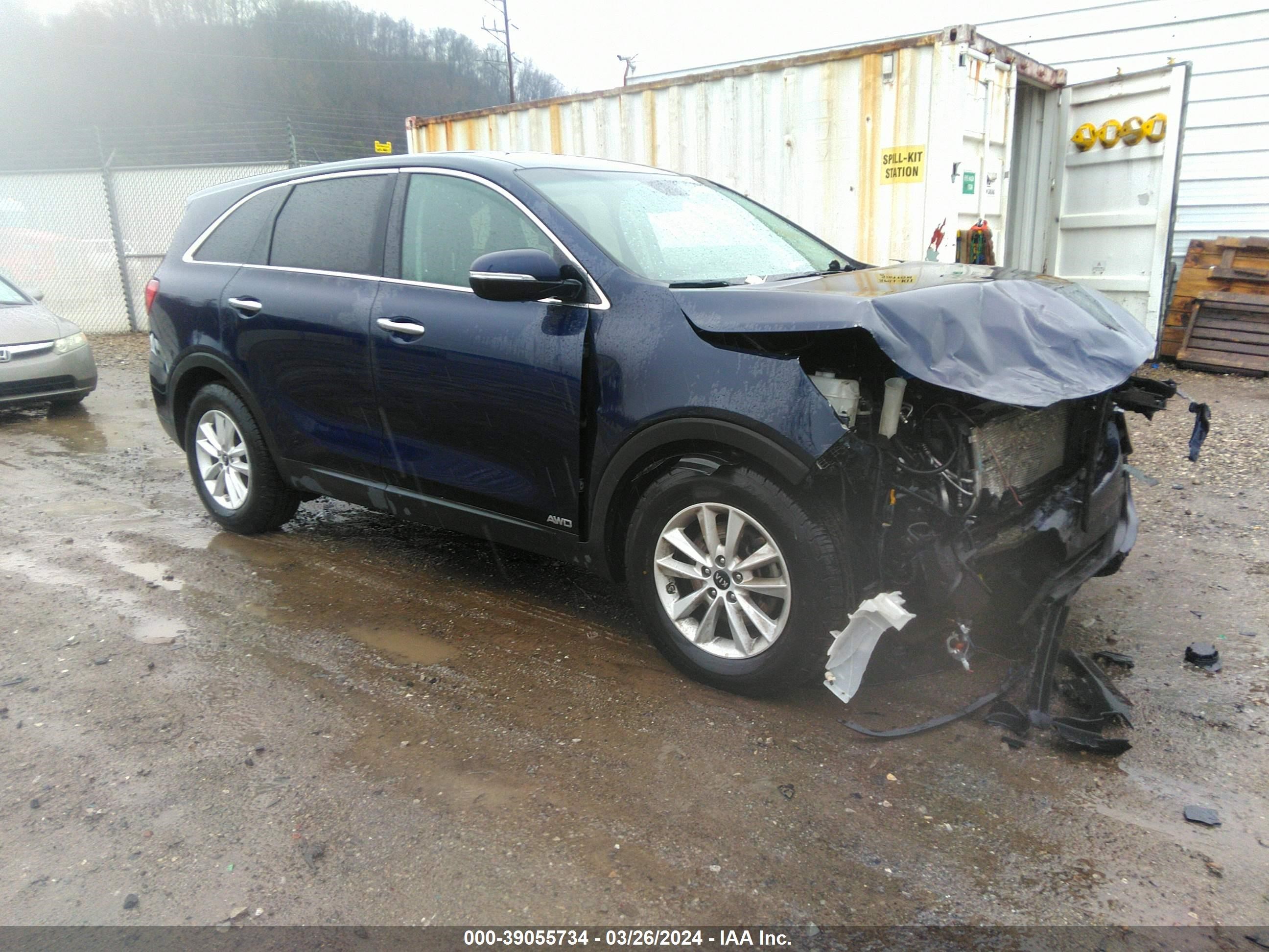 kia sorento 2020 5xypgda50lg619062