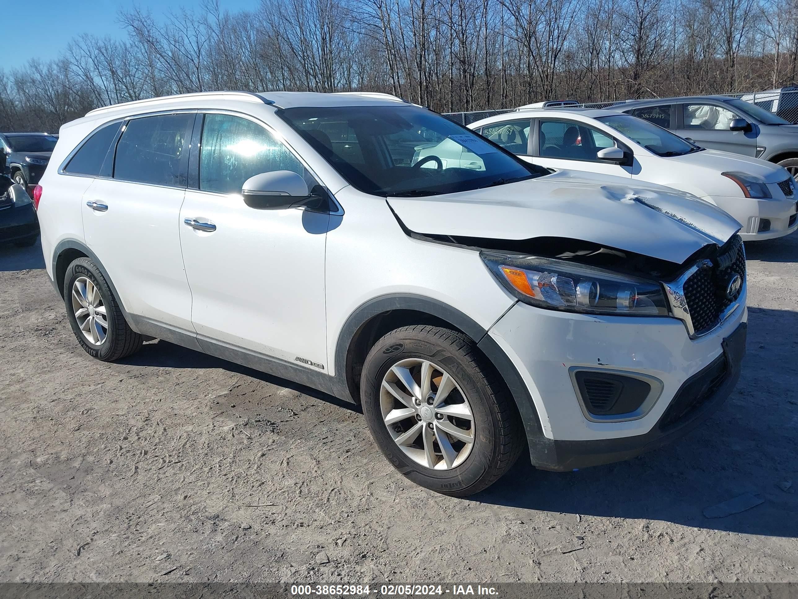 kia sorento 2017 5xypgda51hg312118