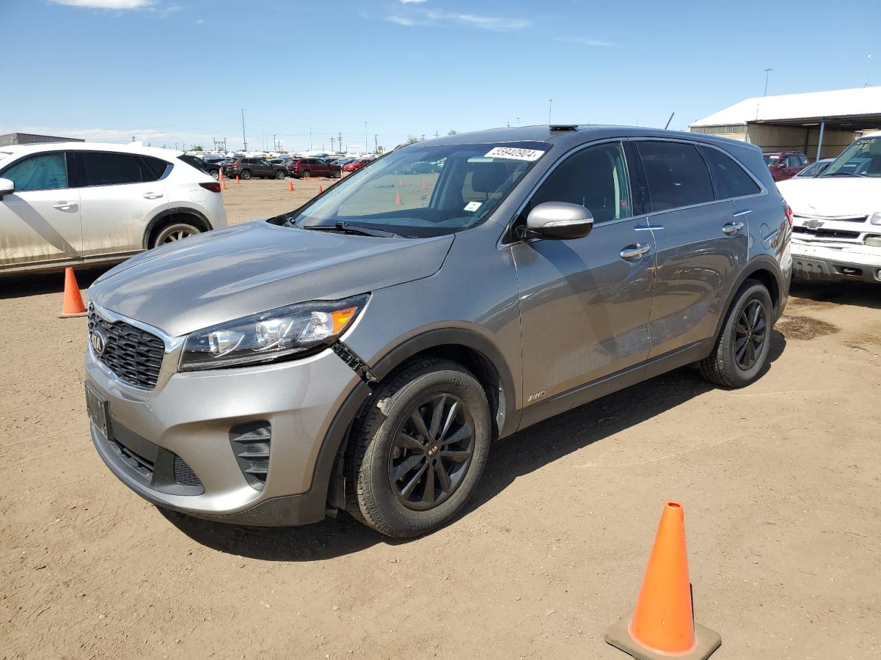 kia sorento 2019 5xypgda57kg521659