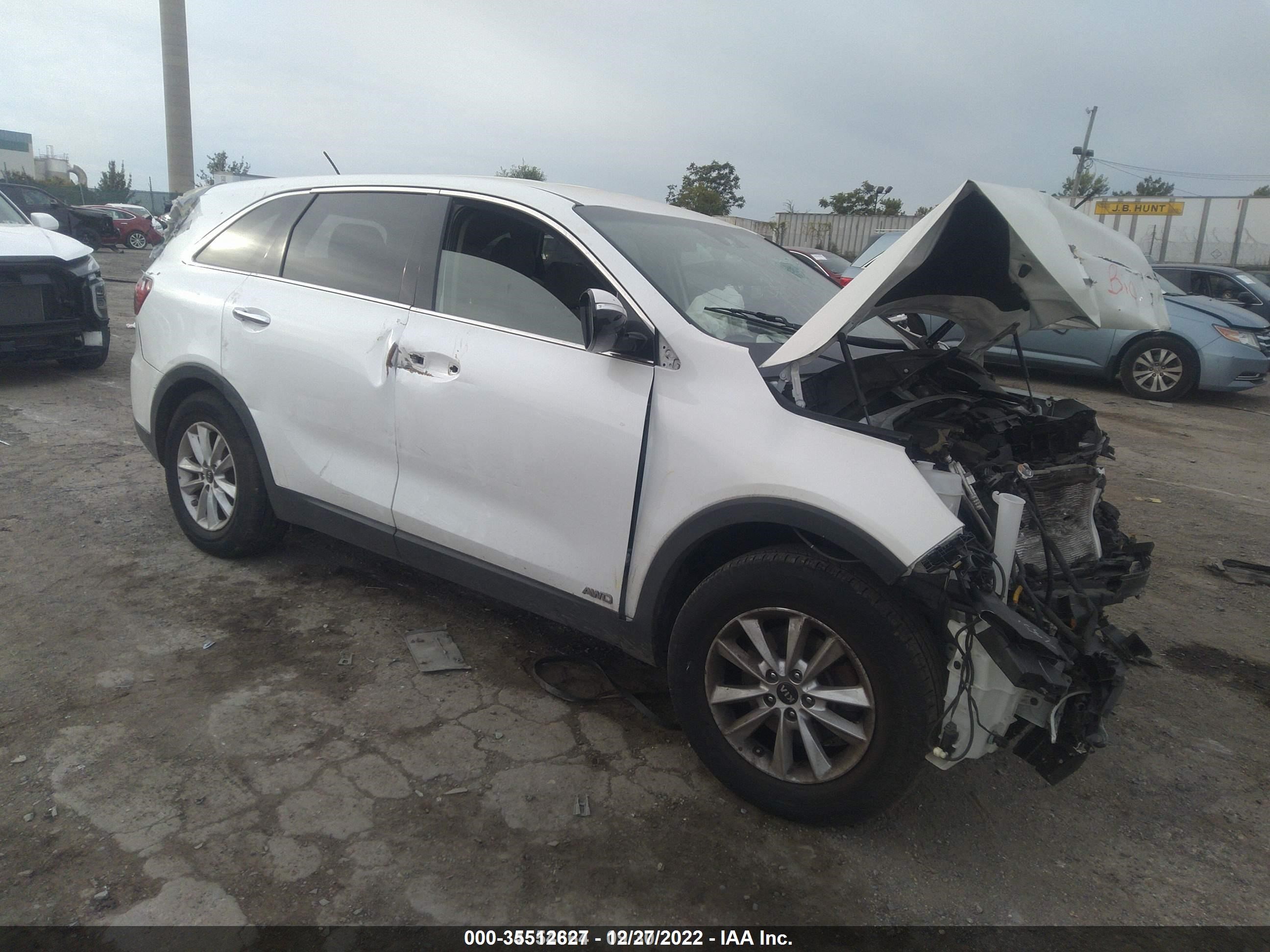 kia sorento 2019 5xypgda58kg488204