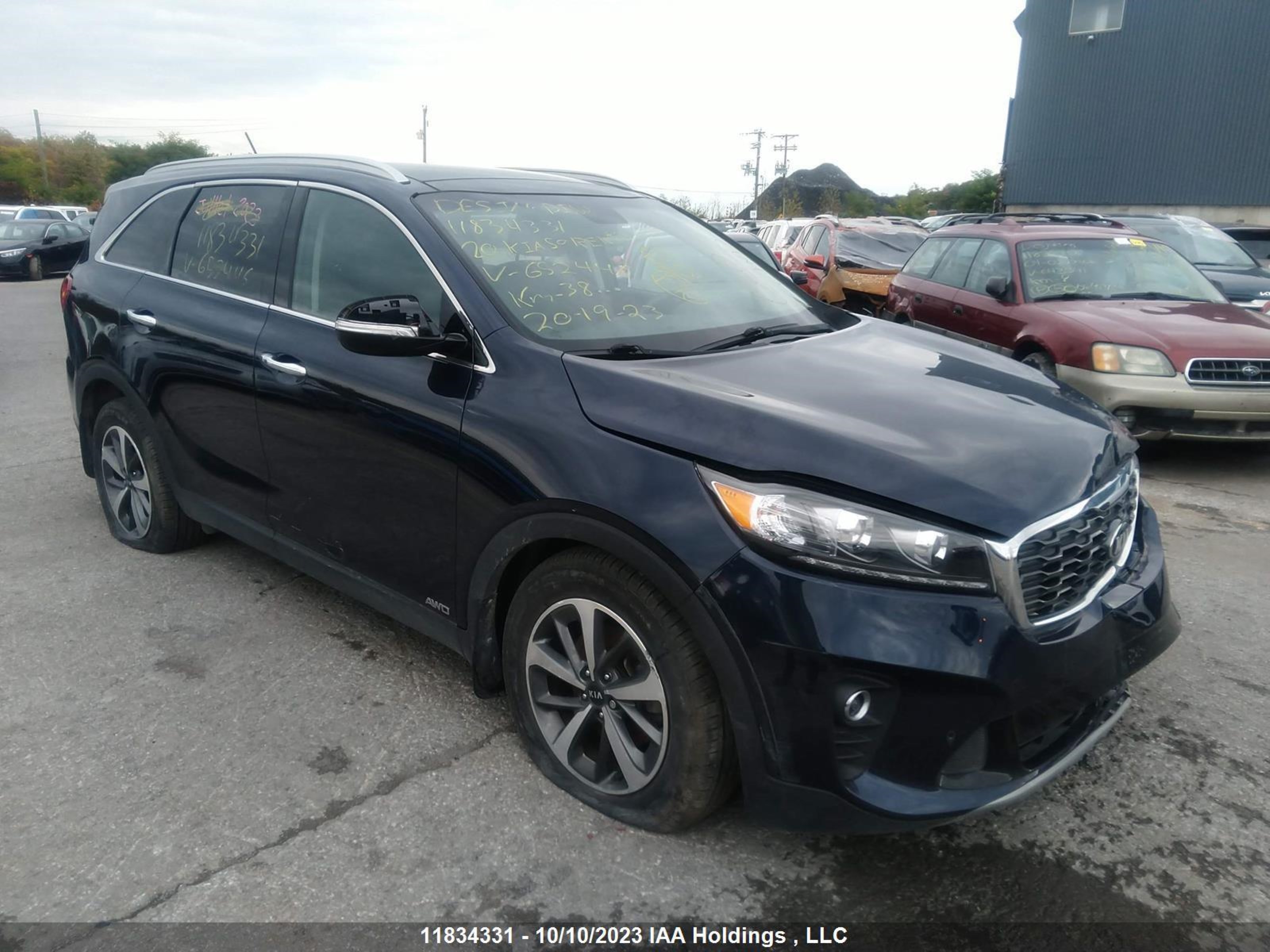 kia sorento 2020 5xyphda50lg652446