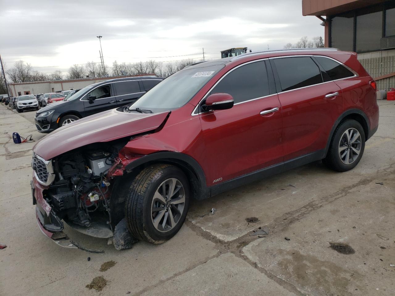 kia sorento 2019 5xyphda51kg467840