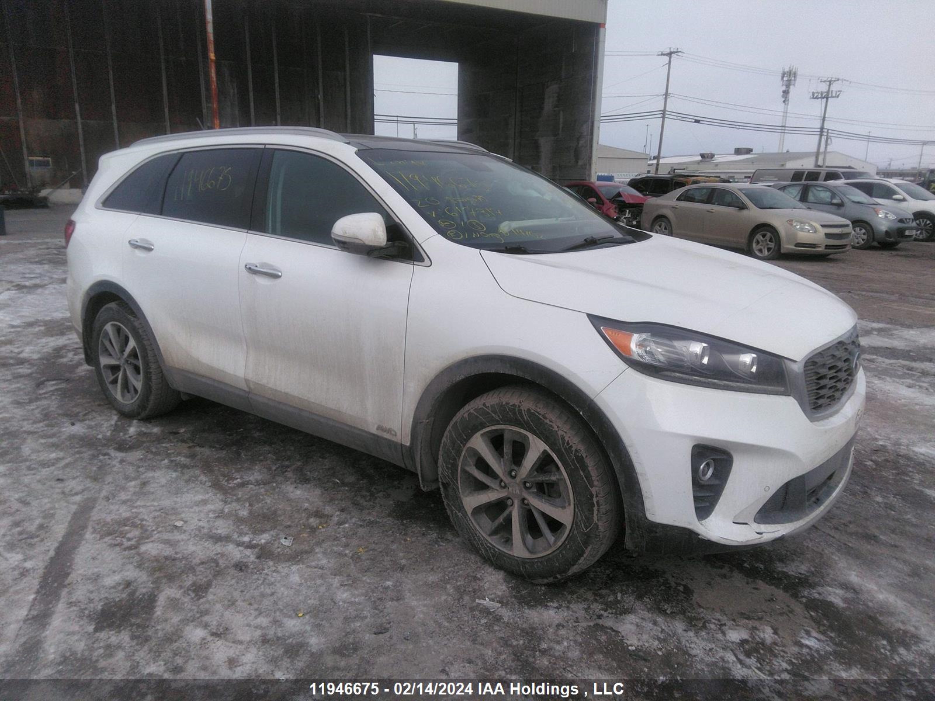 kia sorento 2020 5xyphda51lg617317