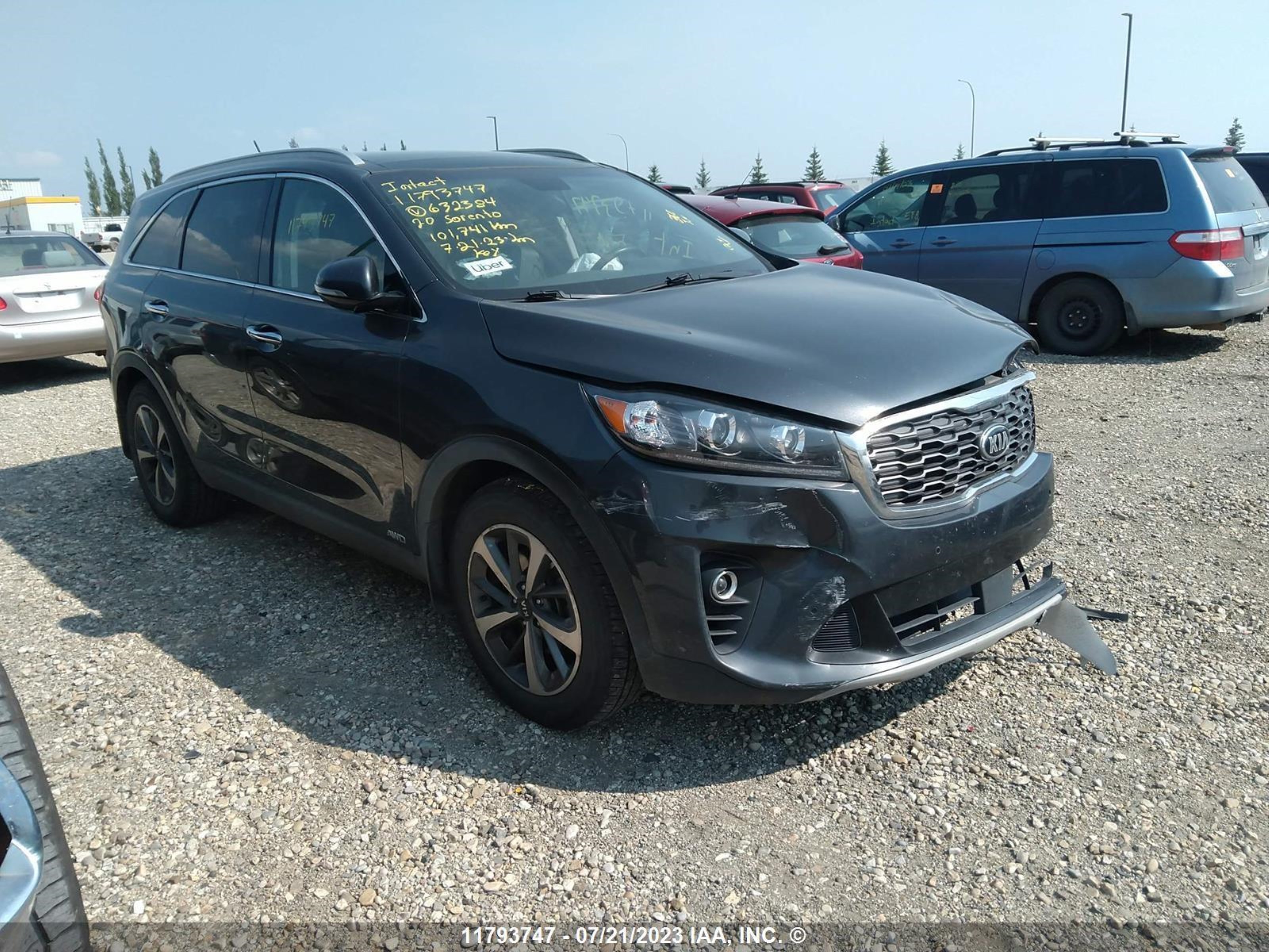 kia sorento 2020 5xyphda53lg632384