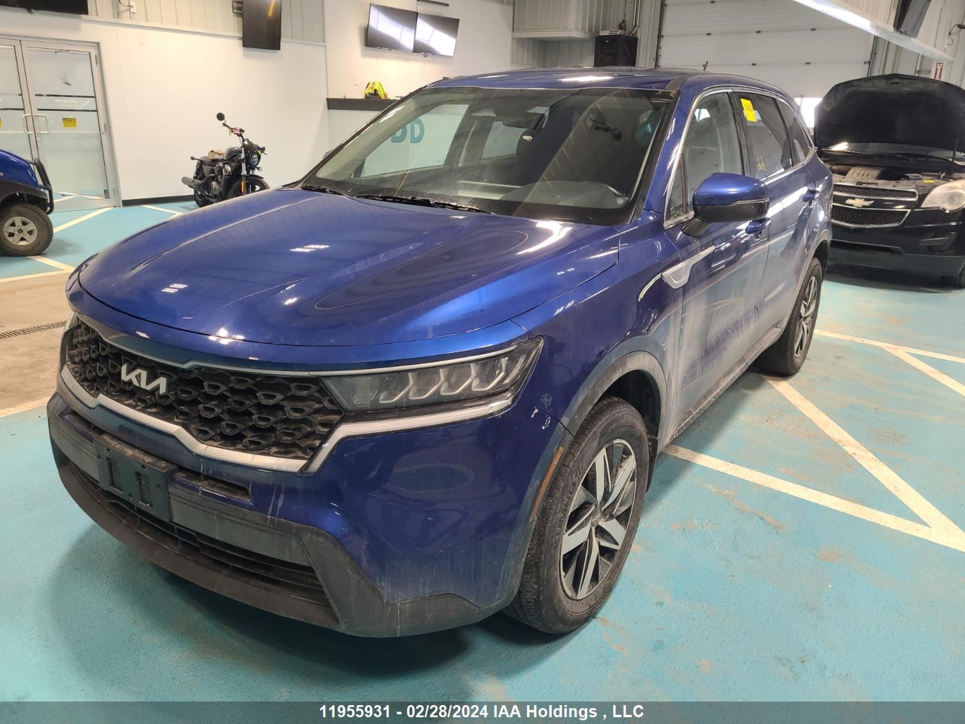 kia sorento 2022 5xyrgdlc0ng114551