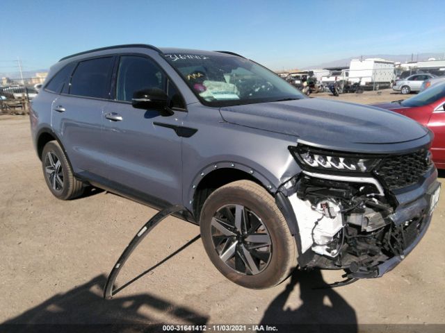 kia sorento 2021 5xyrhdlf0mg059475