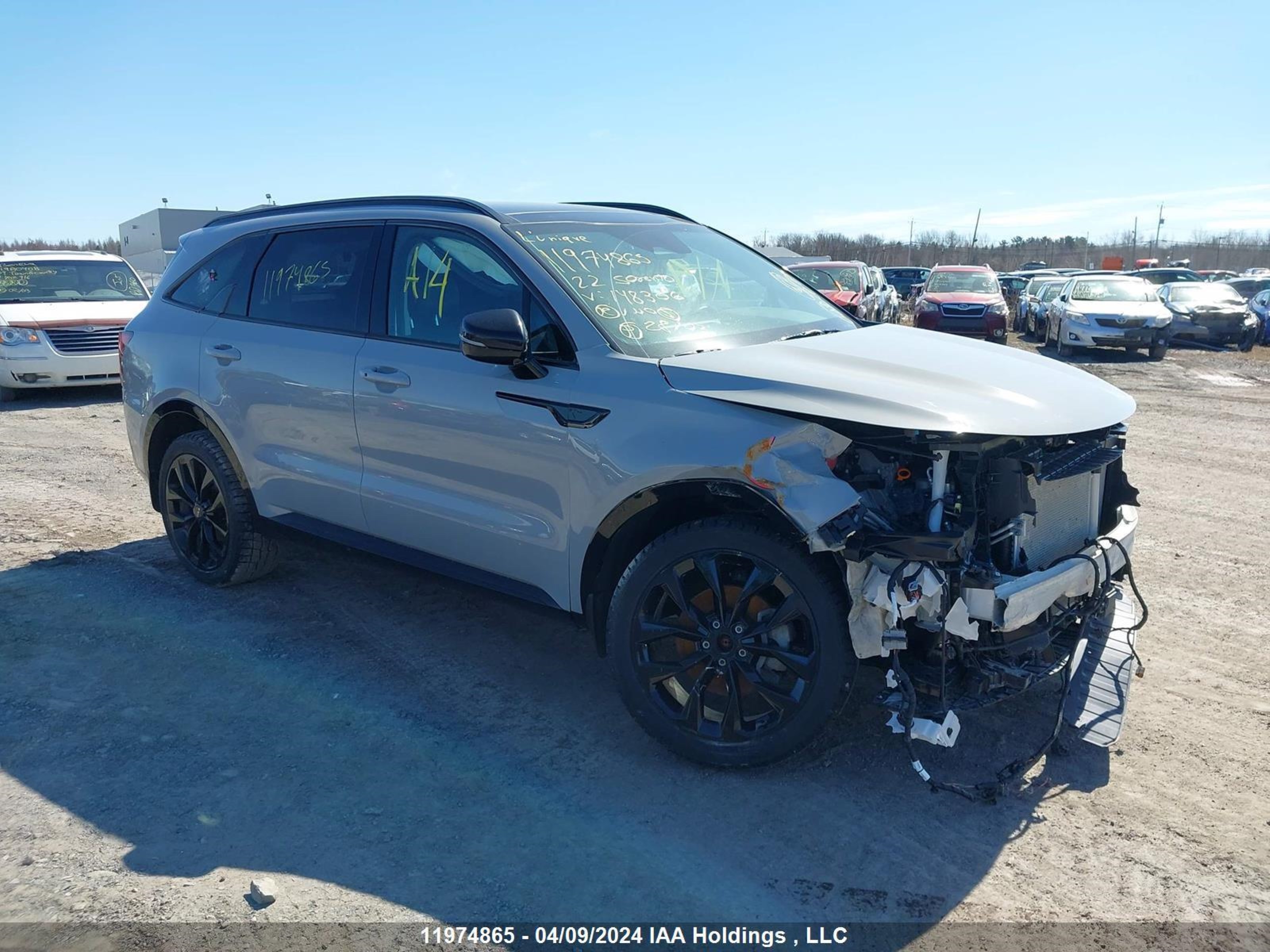 kia sorento 2022 5xyrhdlf4ng148306