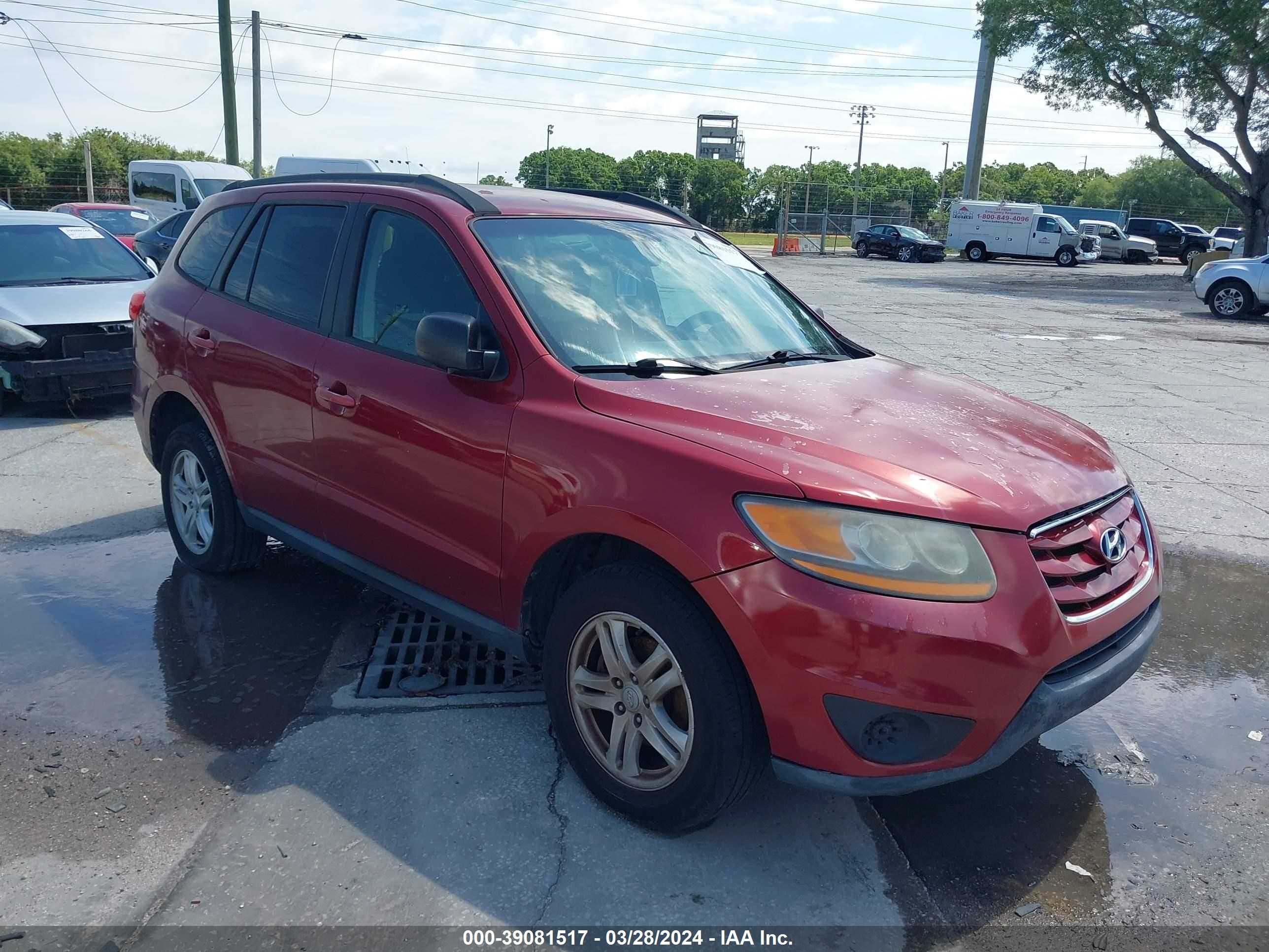 hyundai santa fe 2011 5xyzg3ab0bg007208