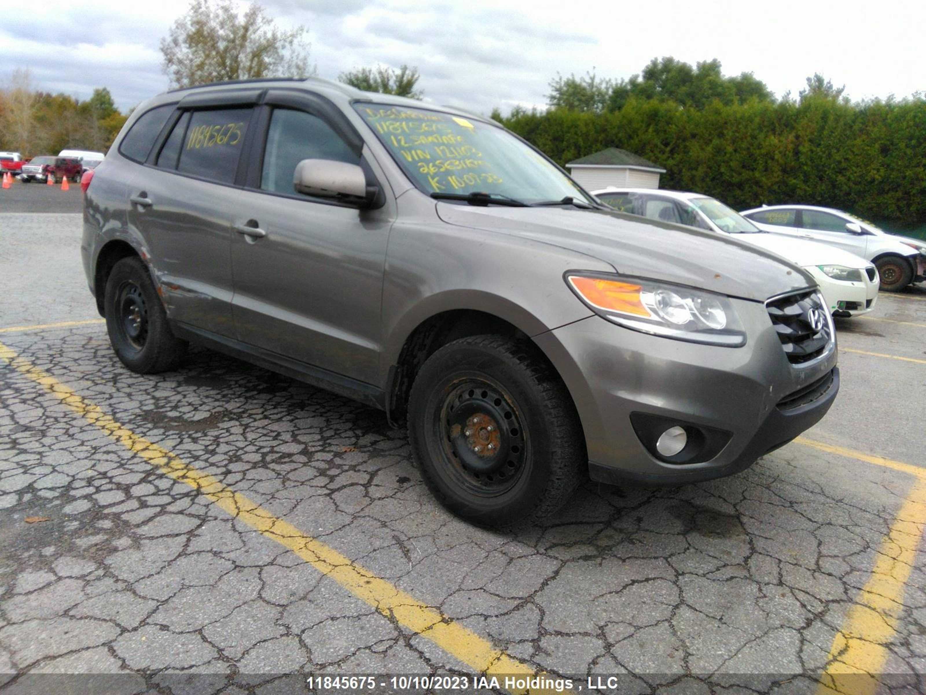 hyundai santa fe 2012 5xyzg3ab6cg121103