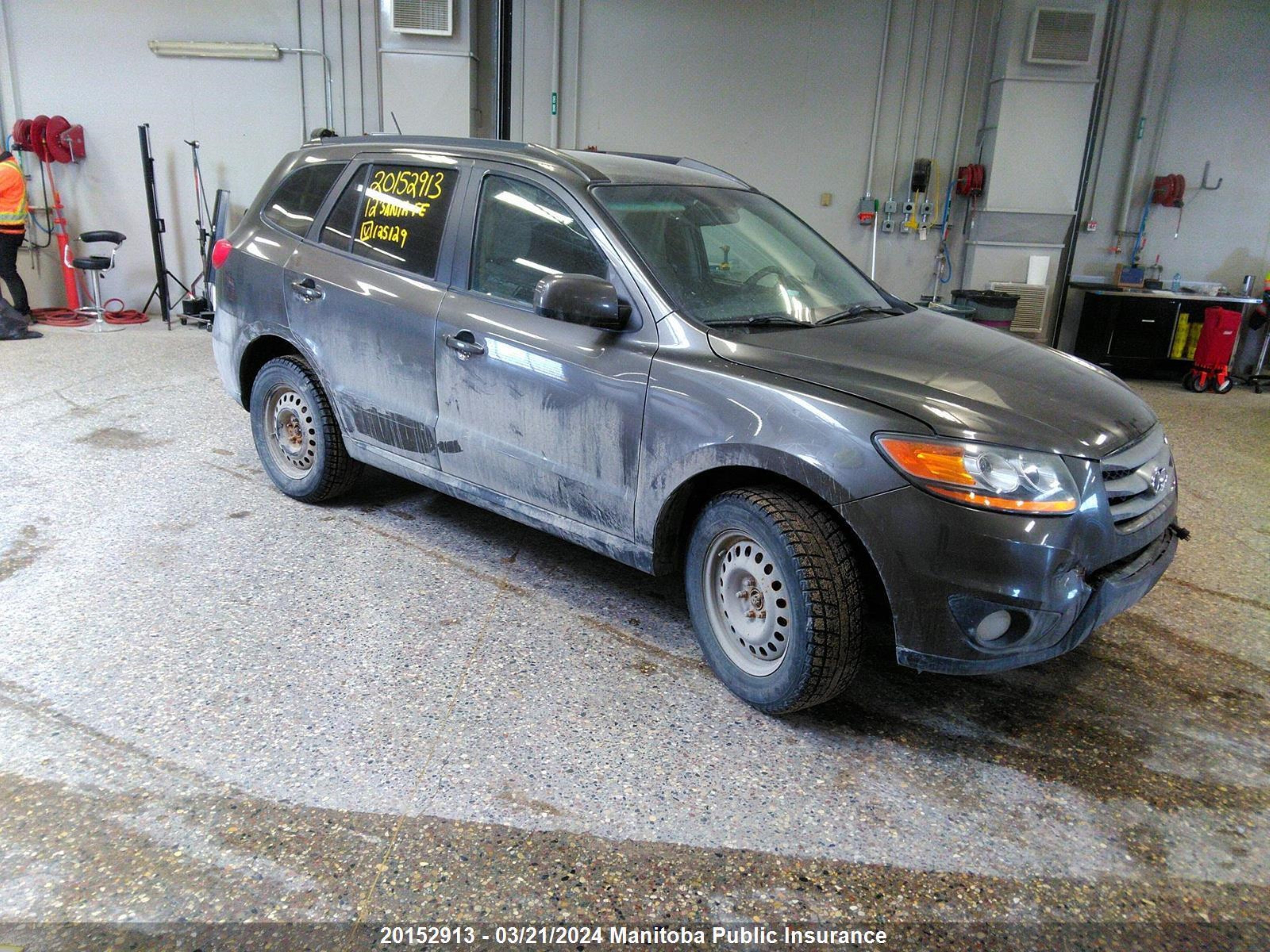 hyundai santa fe 2012 5xyzgdag9cg125129