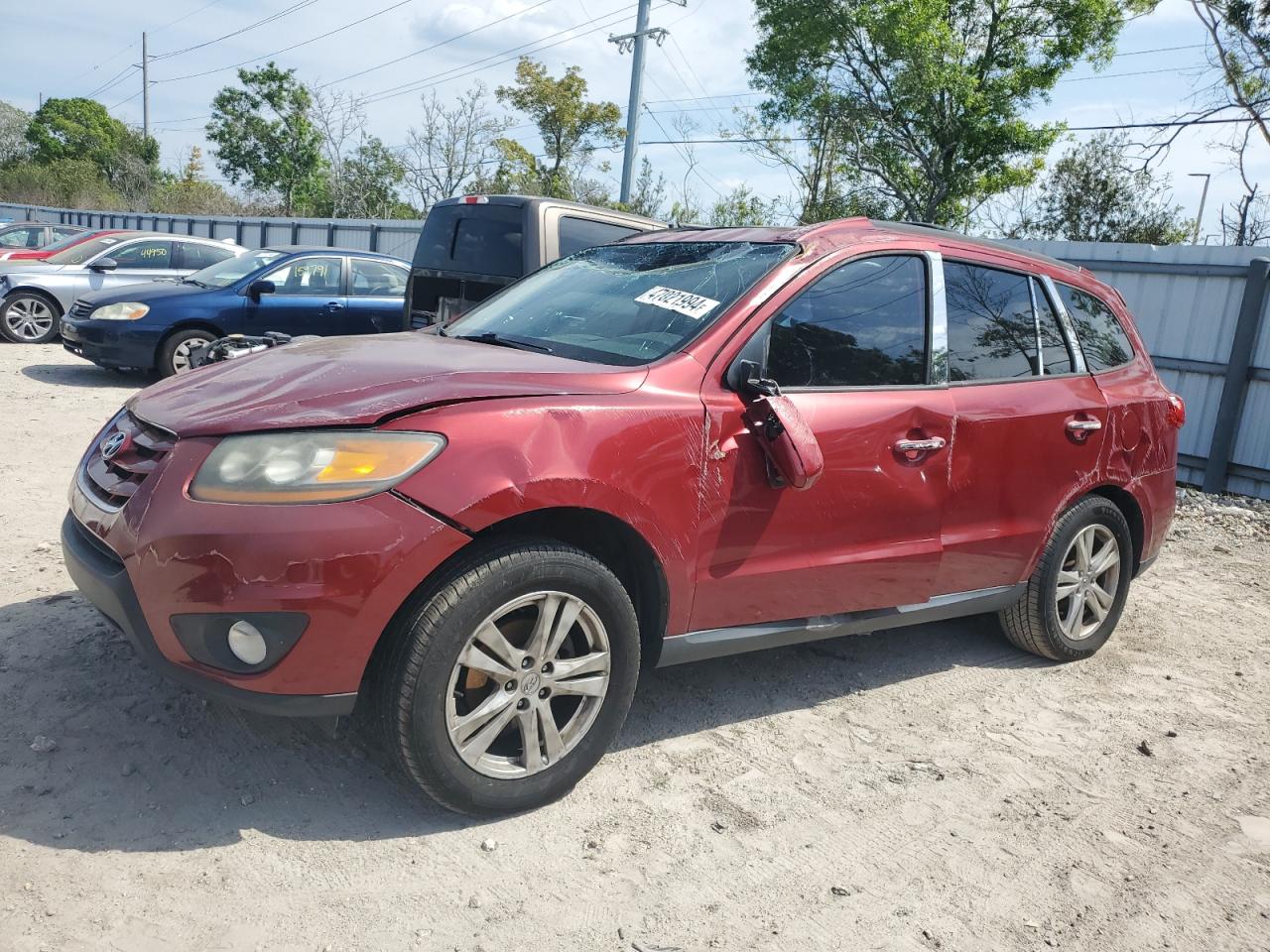 hyundai santa fe 2011 5xyzk3ab1bg032519