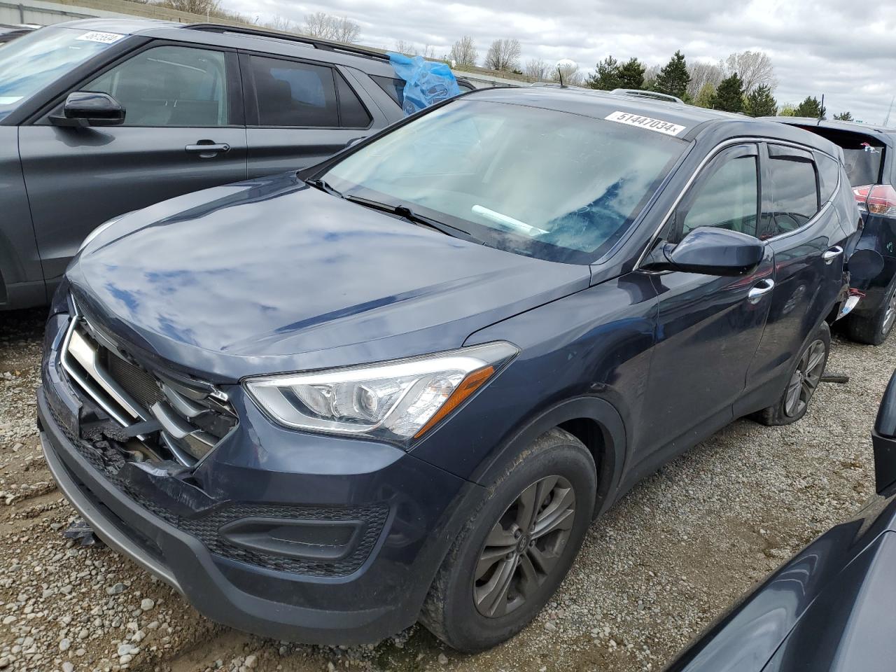 hyundai santa fe 2016 5xyzt3lb0gg366400