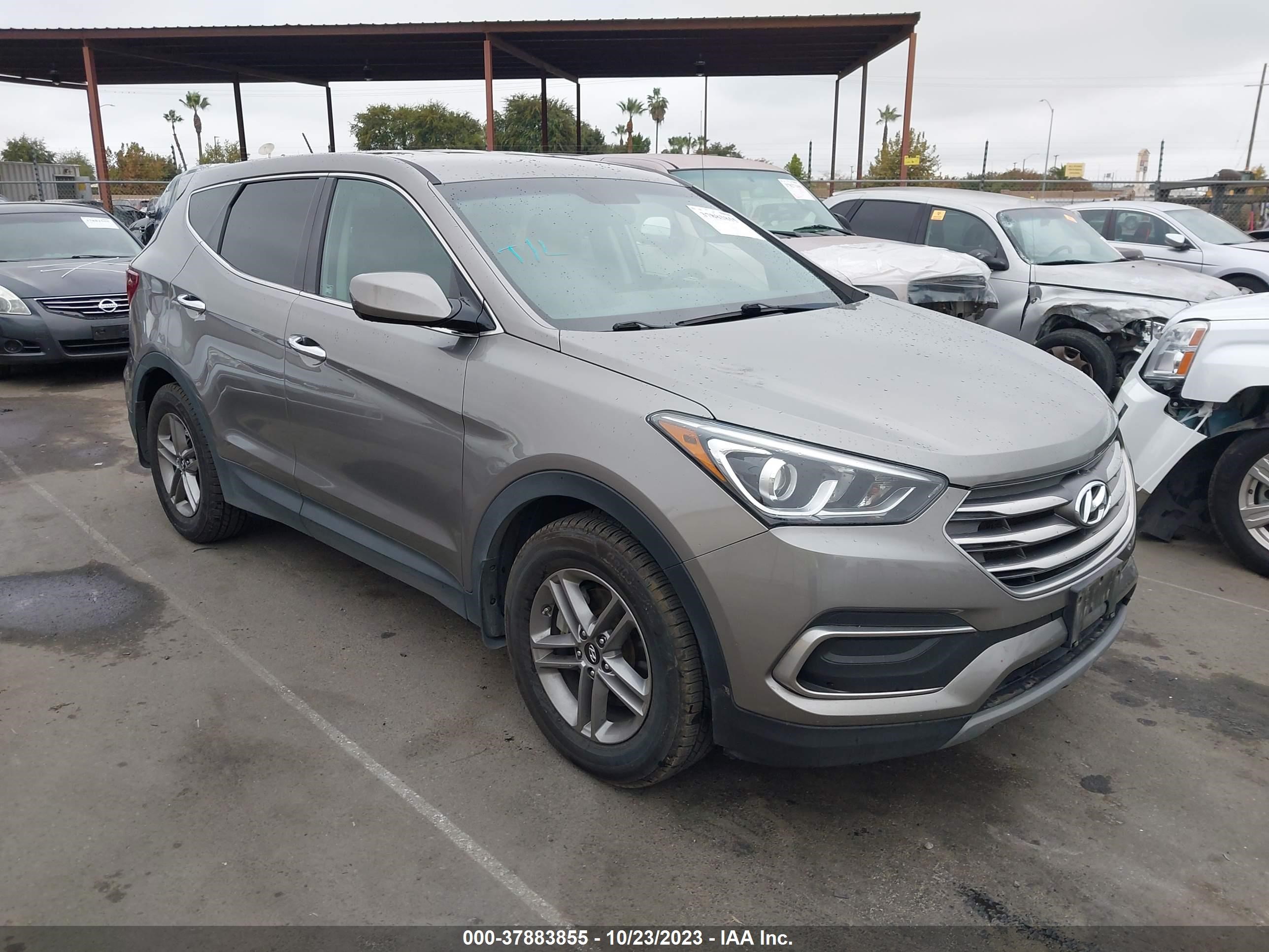 hyundai santa fe 2018 5xyzt3lb2jg543911