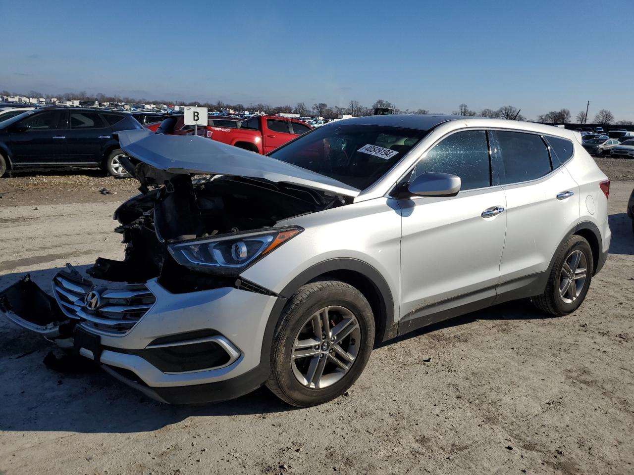 hyundai santa fe 2018 5xyzt3lb3jg561057