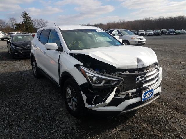 hyundai santa fe s 2018 5xyzt3lb4jg557115