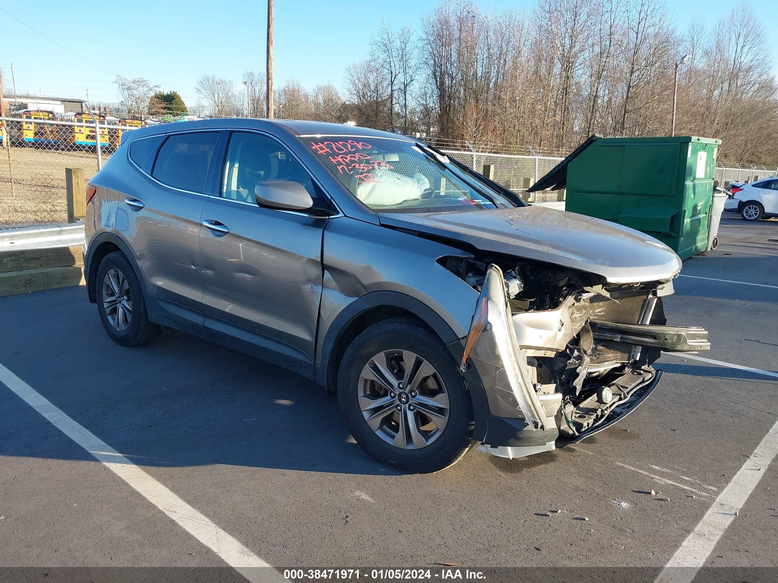 hyundai santa fe 2015 5xyzt3lbxfg300869