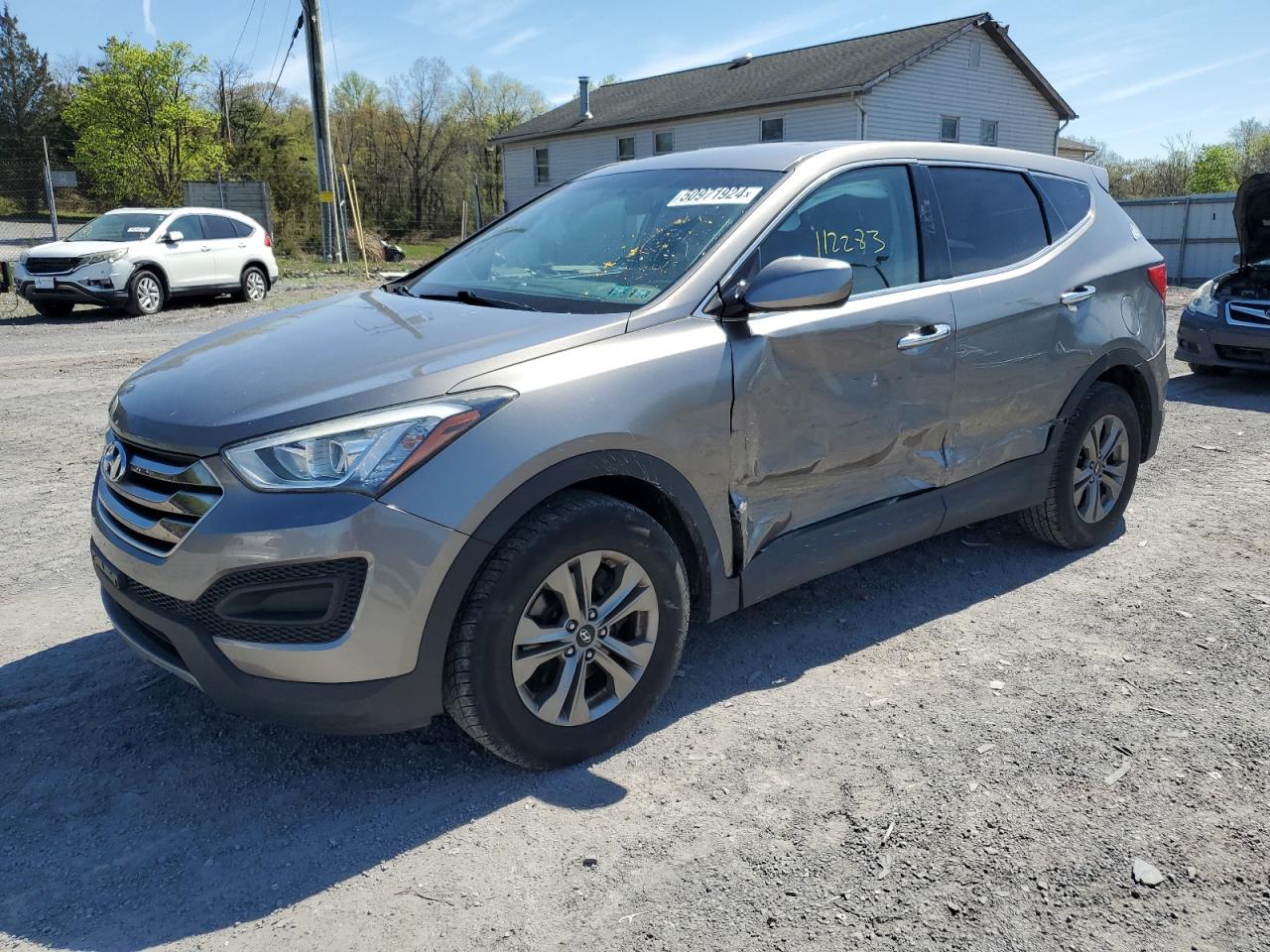 hyundai santa fe 2016 5xyztdlb0gg358870