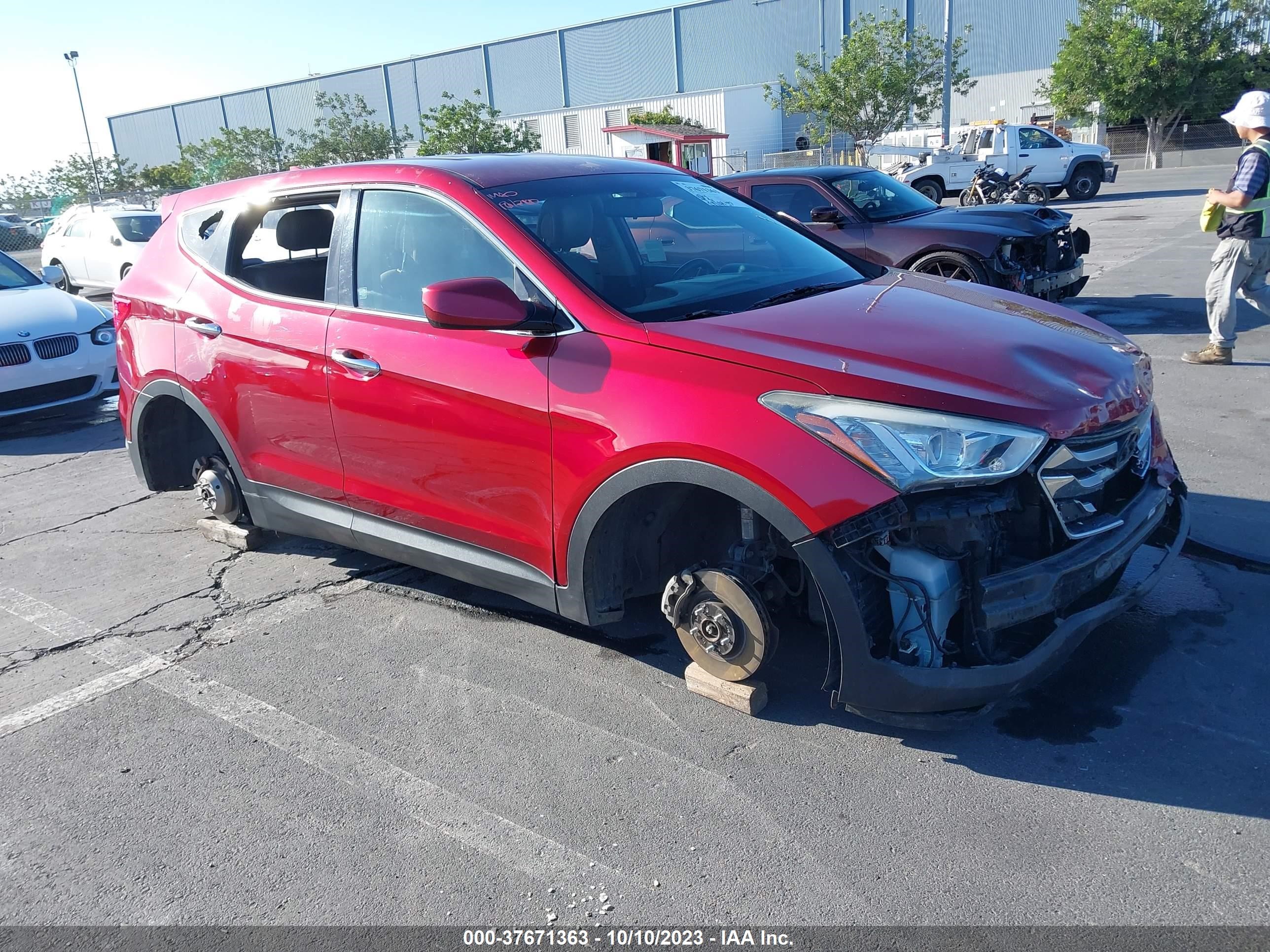 hyundai santa fe 2016 5xyztdlb2gg321819