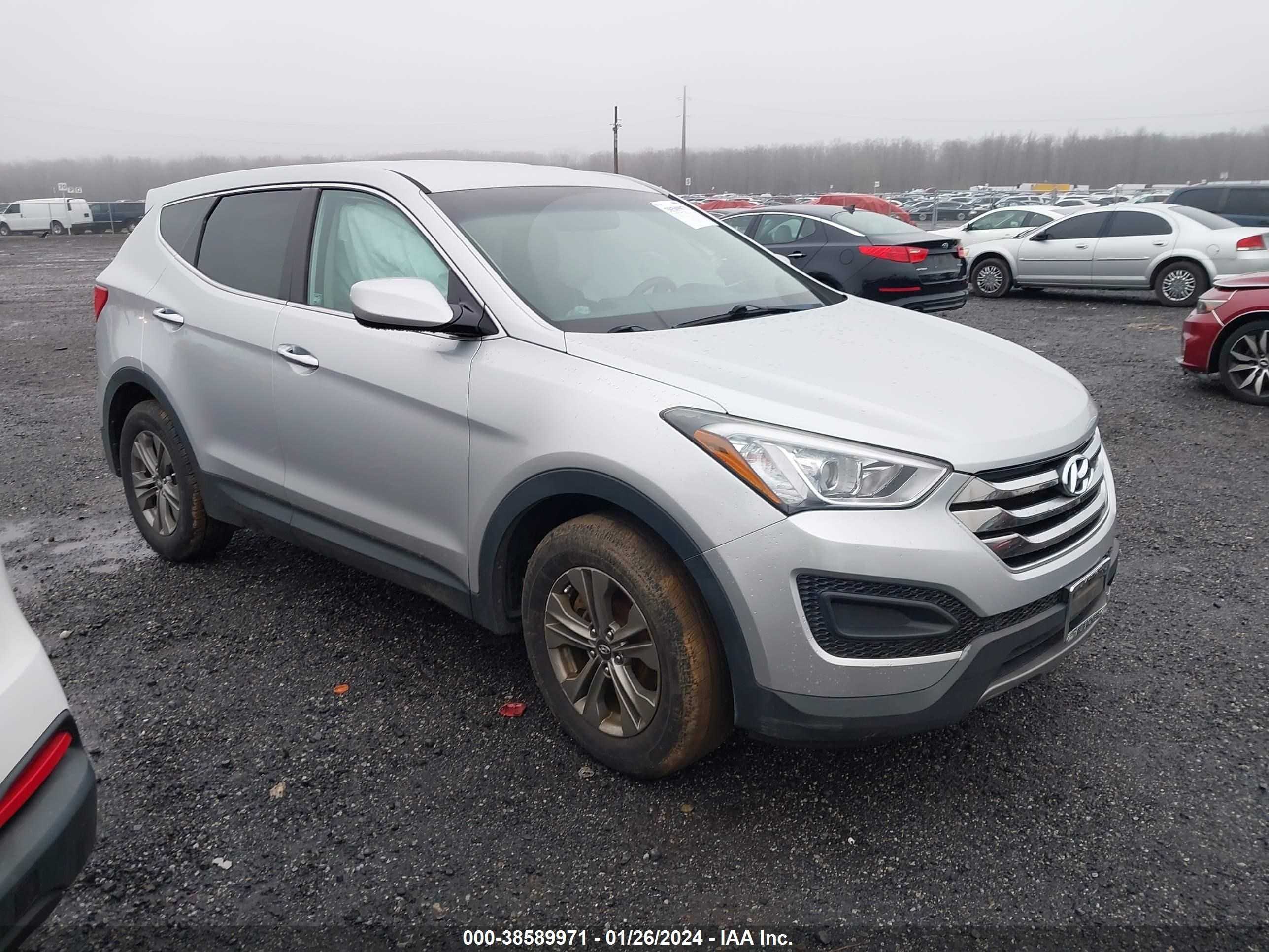 hyundai santa fe 2016 5xyztdlb2gg368865