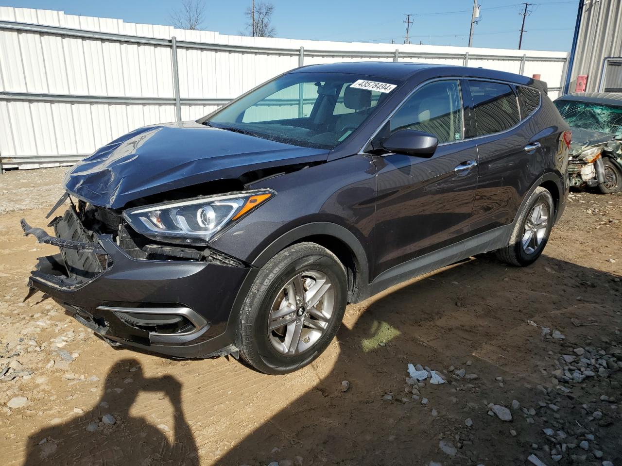 hyundai santa fe 2017 5xyztdlb3hg453599