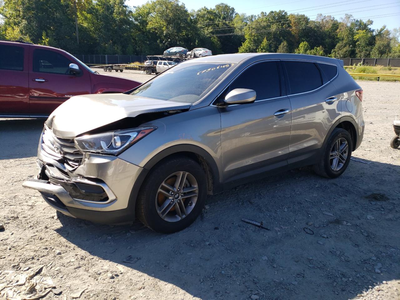 hyundai santa fe 2017 5xyztdlb5hg443592