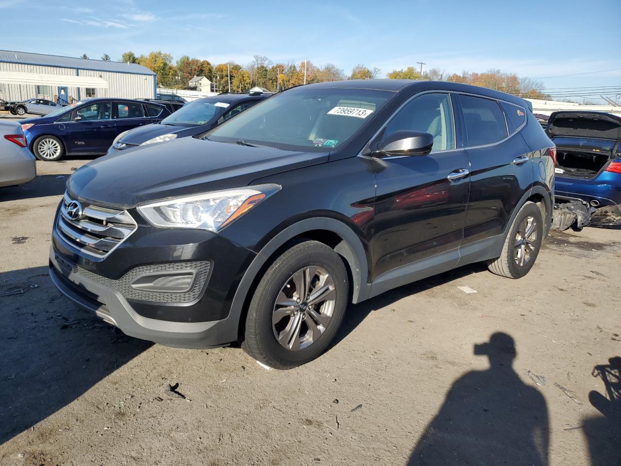 hyundai santa fe 2015 5xyztdlb7fg254021