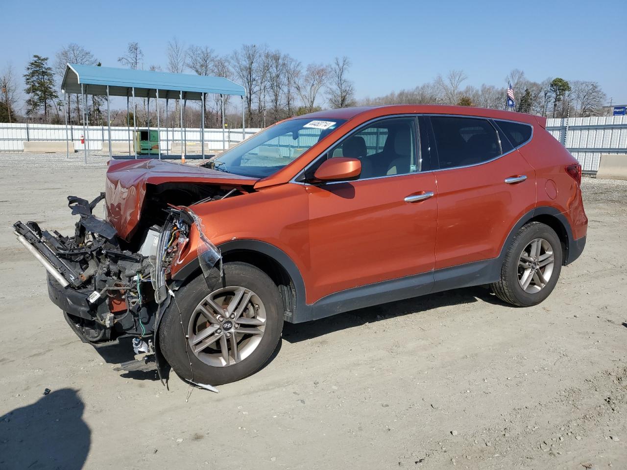 hyundai santa fe 2017 5xyztdlb8hg457907