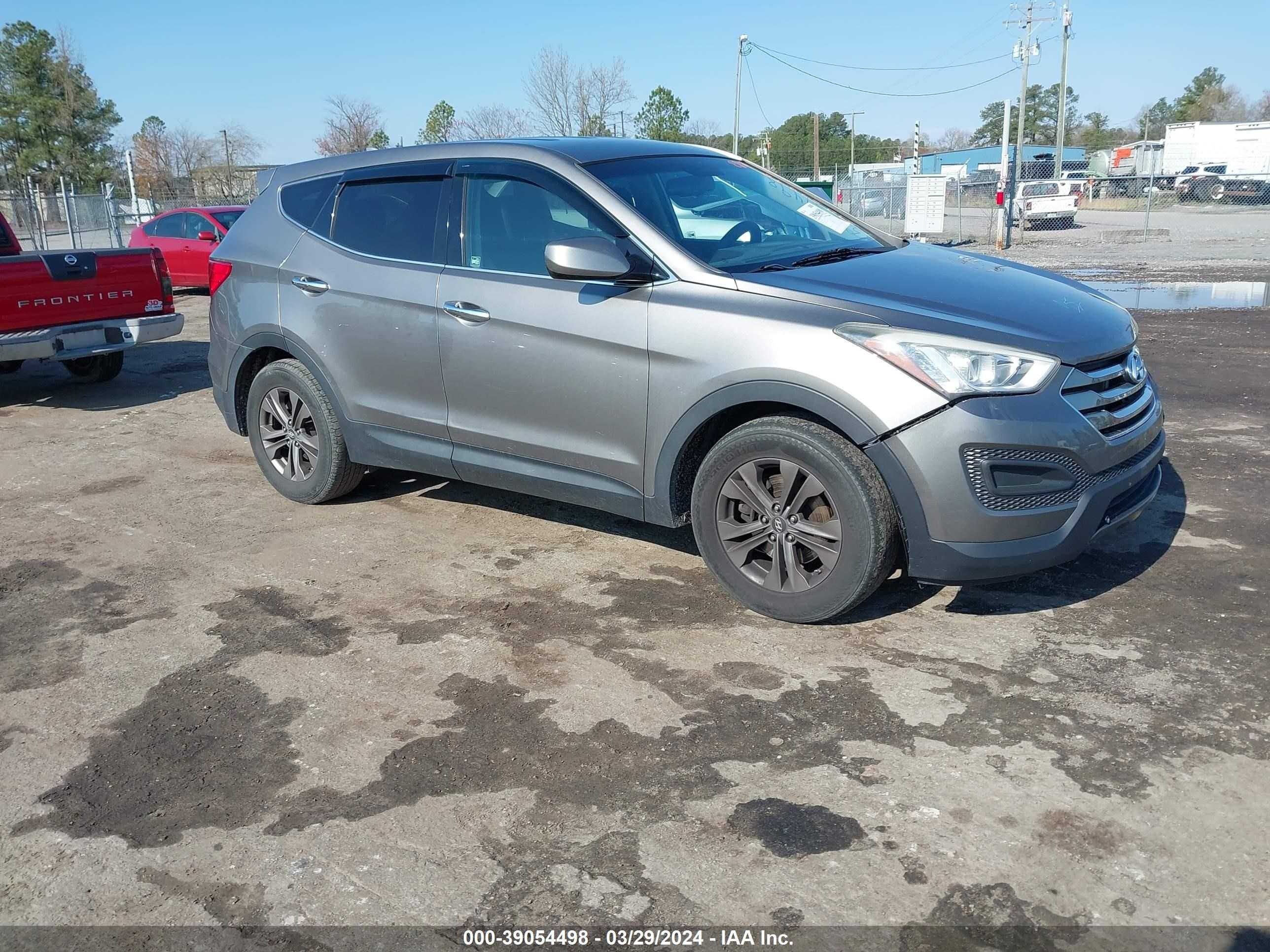 hyundai santa fe 2014 5xyztdlb9eg193236