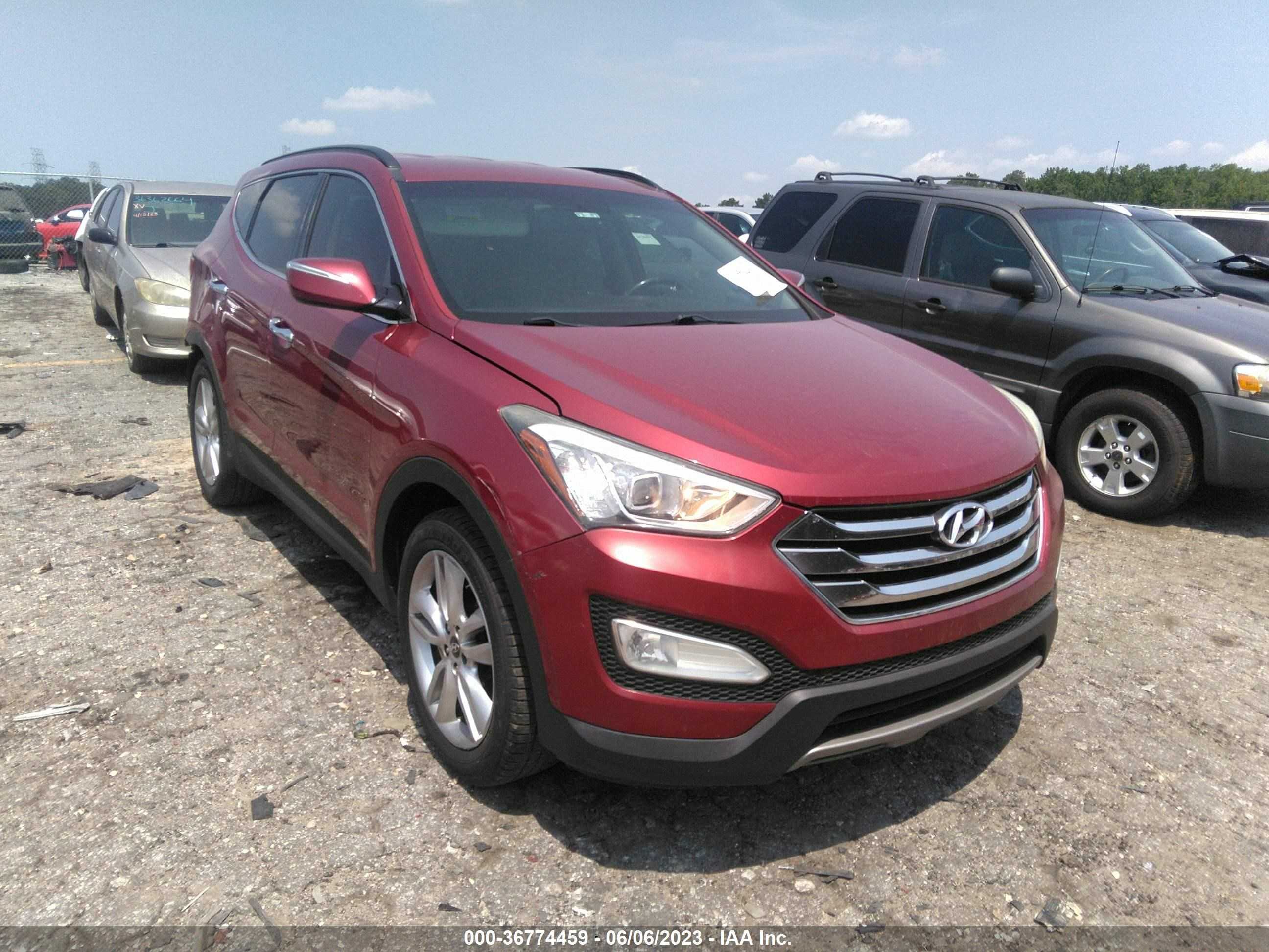 hyundai santa fe 2013 5xyzu3la1dg124439