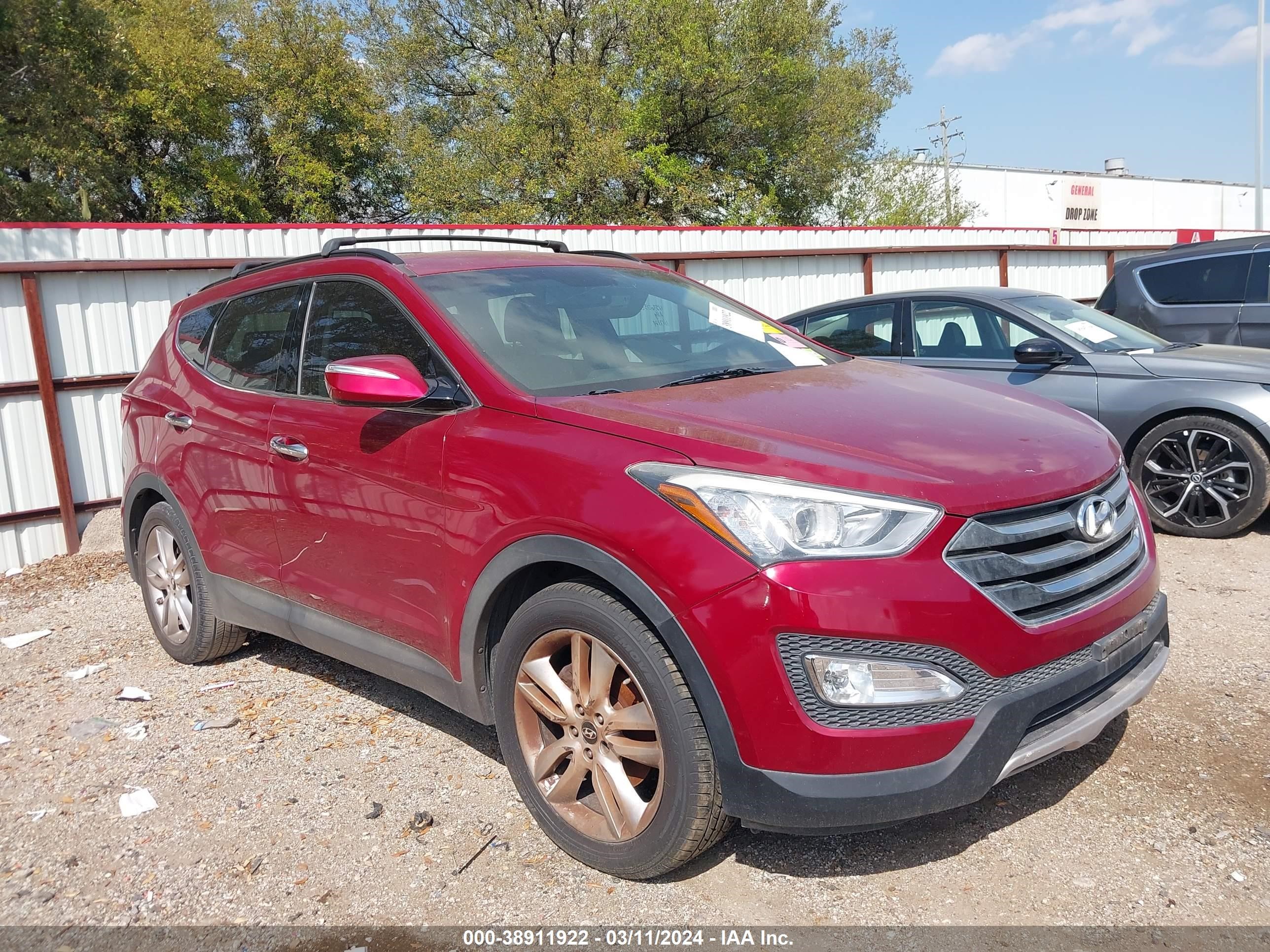 hyundai santa fe 2013 5xyzu3la9dg097037