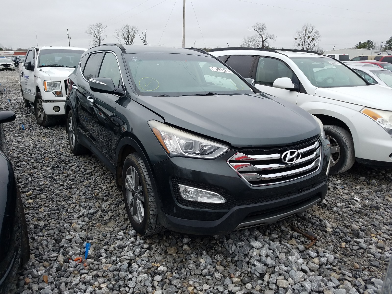 hyundai santa fe s 2014 5xyzu3la9eg197348