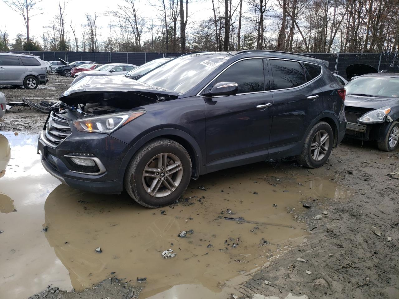 hyundai santa fe 2017 5xyzu3lb0hg490942