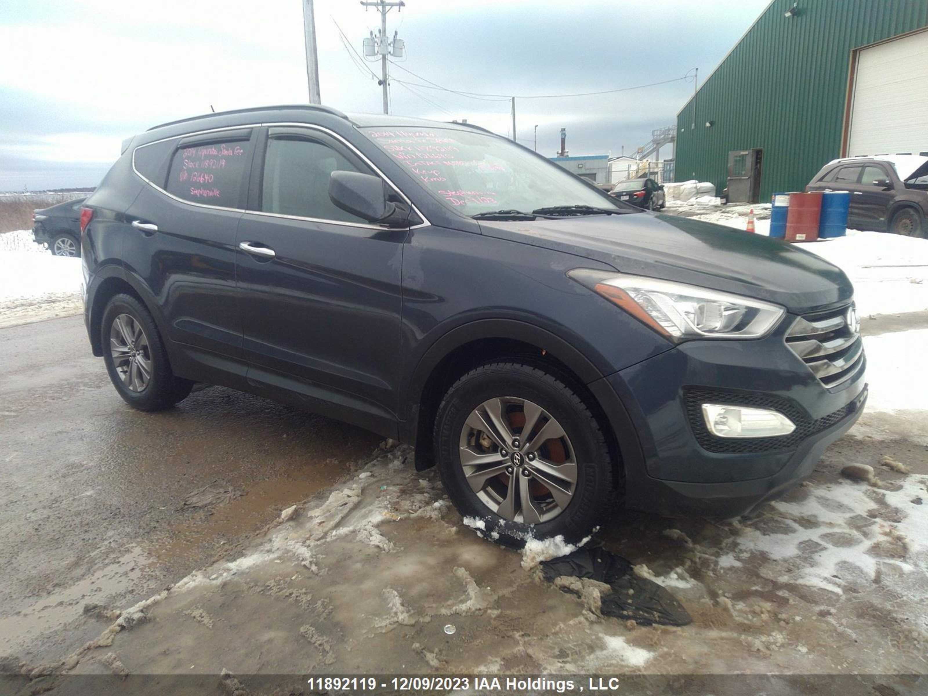 hyundai santa fe 2014 5xyzu3lb1eg126640