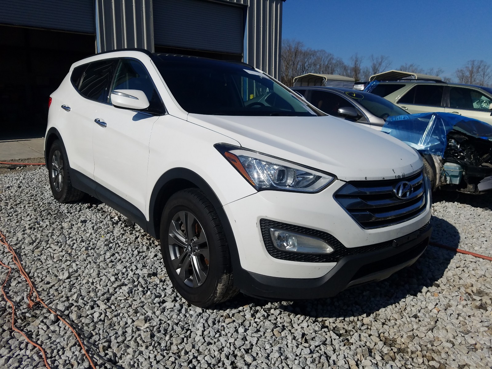 hyundai santa fe s 2014 5xyzu3lb1eg154907