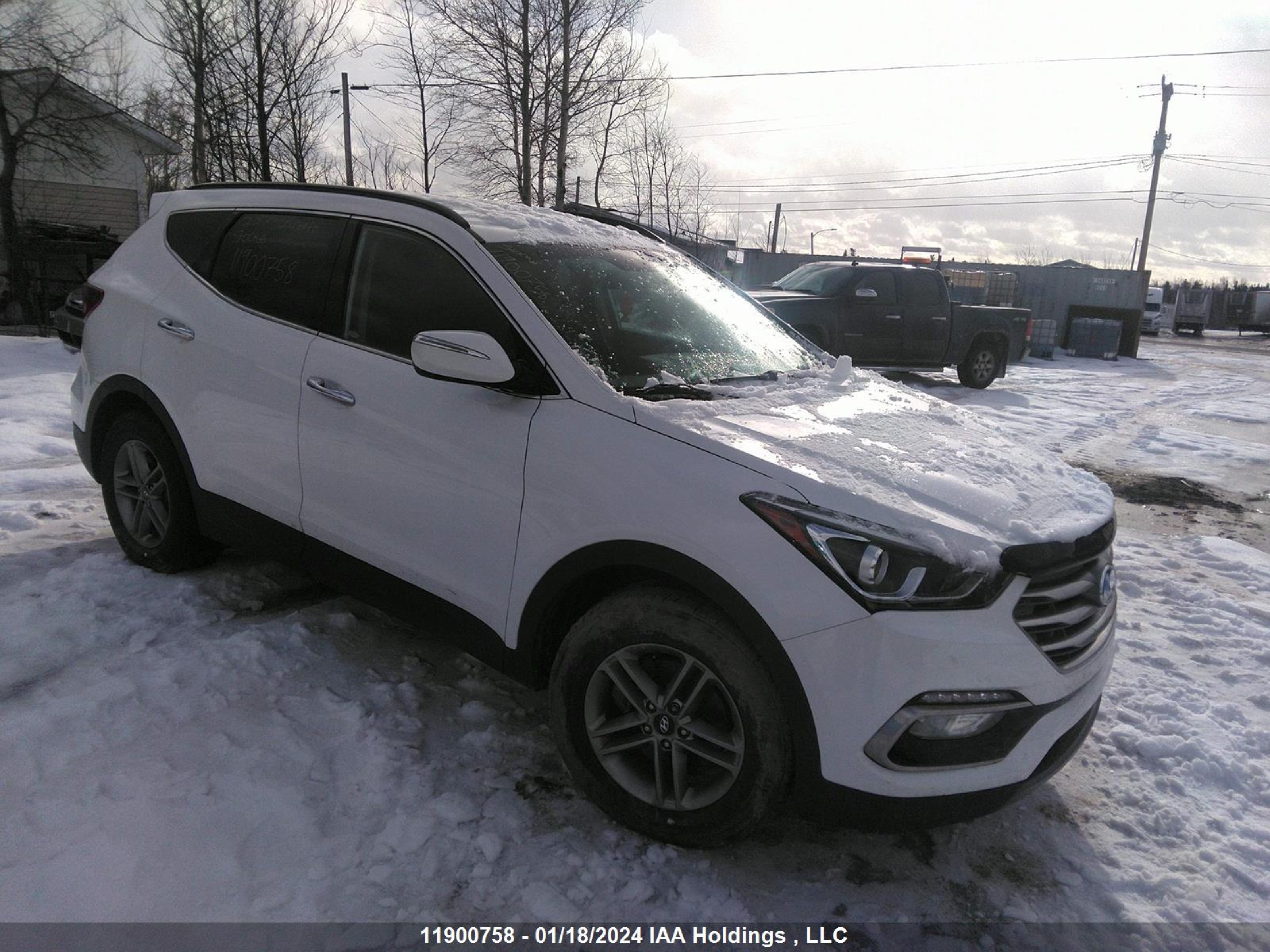 hyundai santa fe 2017 5xyzu3lb1hg468674