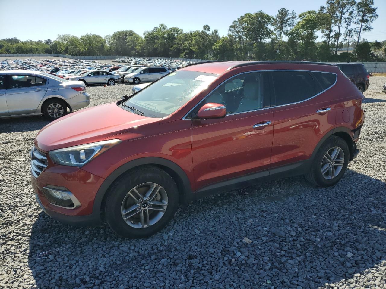 hyundai santa fe 2017 5xyzu3lb1hg491470