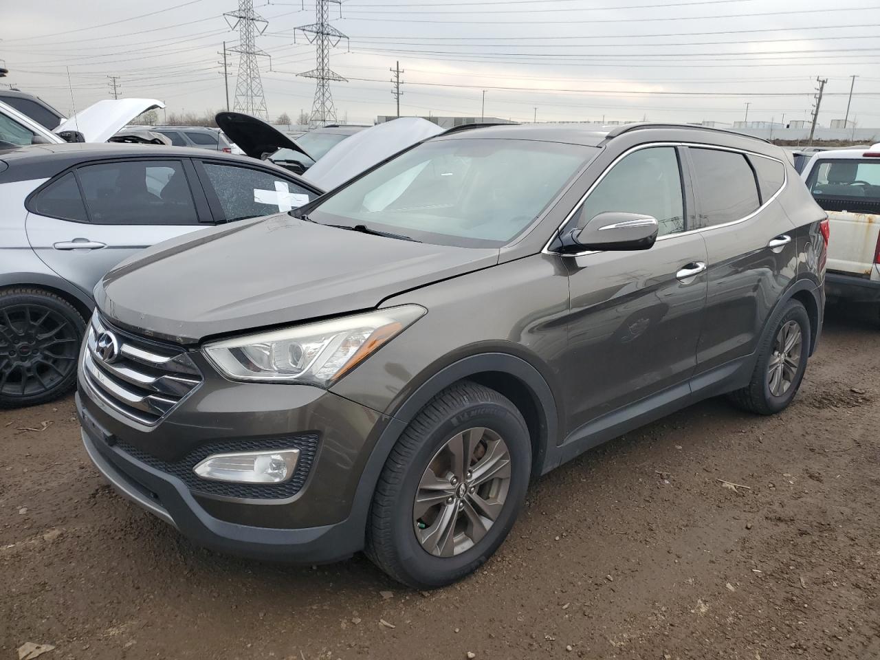 hyundai santa fe 2013 5xyzu3lb2dg118593