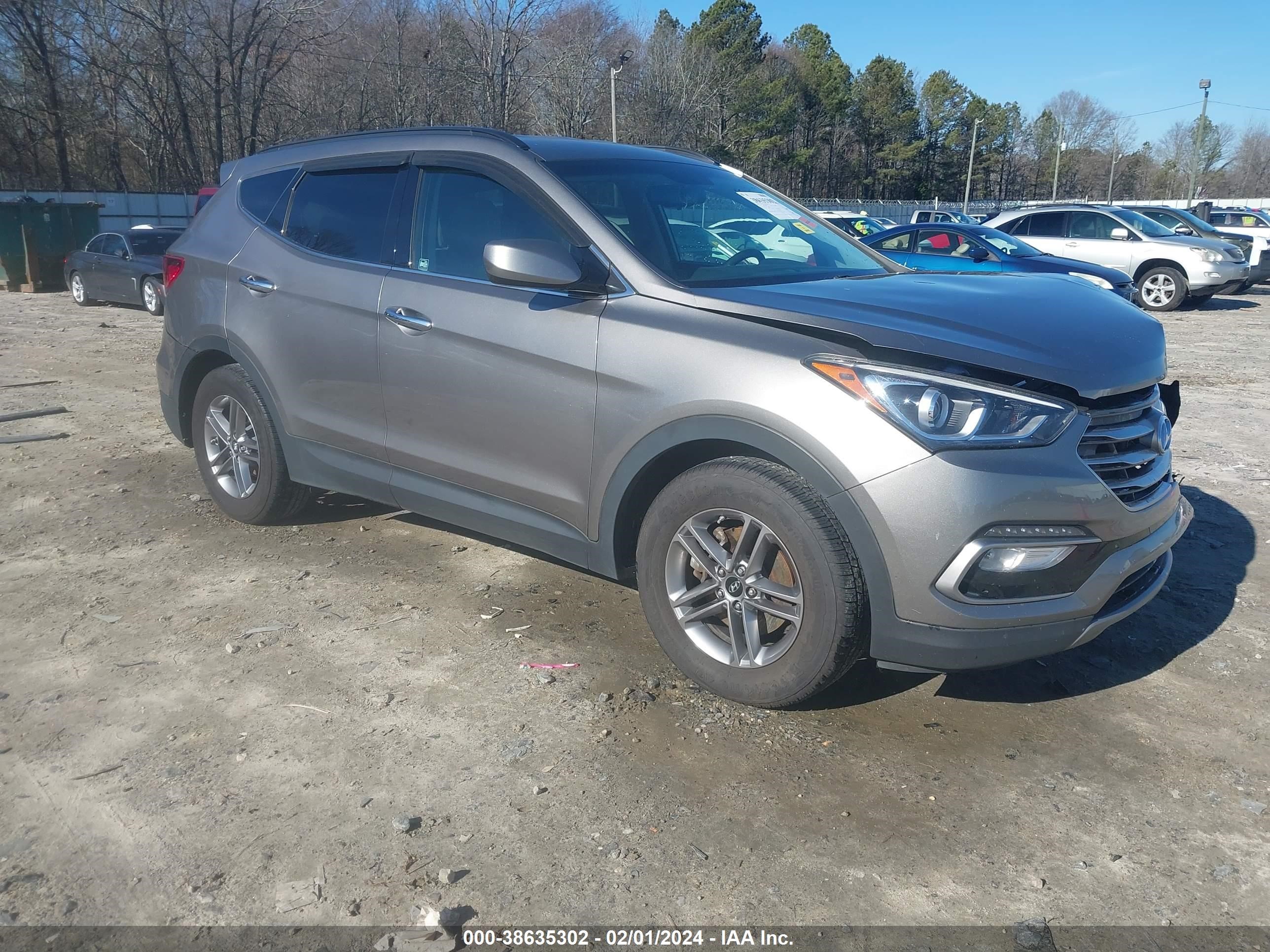 hyundai santa fe 2017 5xyzu3lb2hg388932