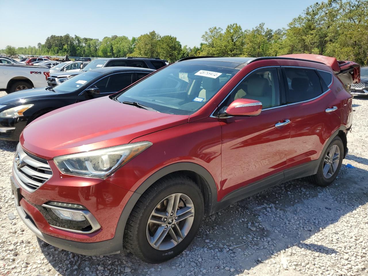 hyundai santa fe 2017 5xyzu3lb2hg401422